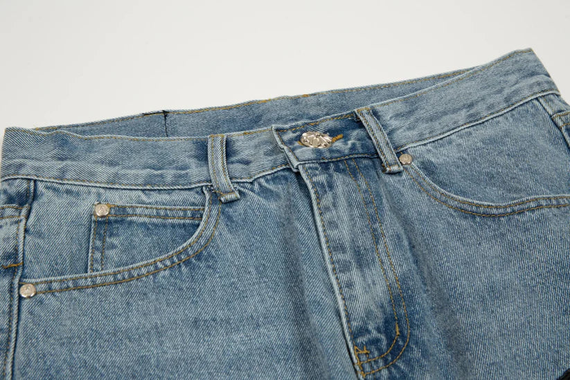 【Chrome Hearts】クロムハーツ Levi's 905 ブラック クロスパッチ ライトブルー ジーンズ