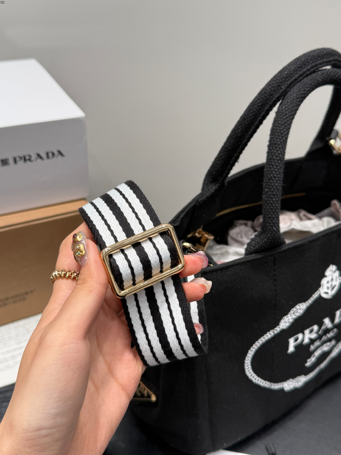 【高品質】【国内発送】PRADA プラダ CANAPA カナパ トートバッグ ショルダーバッグ