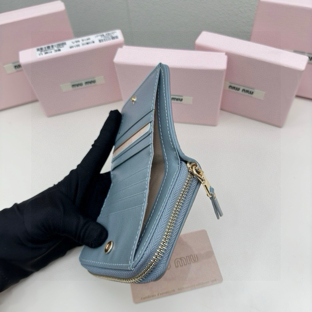 関税負担なし☆MiuMiu ミュウミュウ マテラッセ コインケース x 財布（レディース）