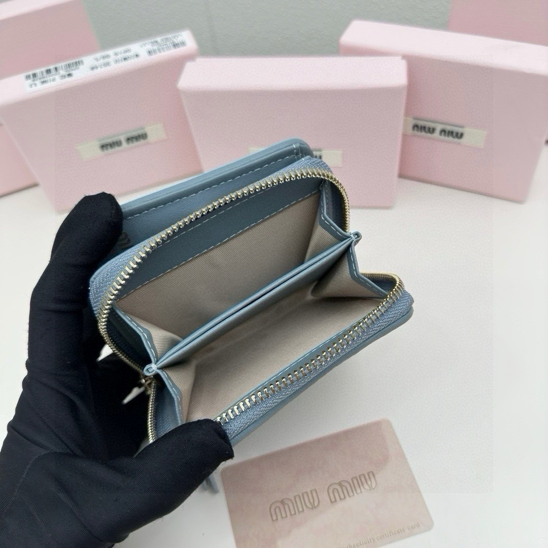 関税負担なし☆MiuMiu ミュウミュウ マテラッセ コインケース x 財布（レディース）