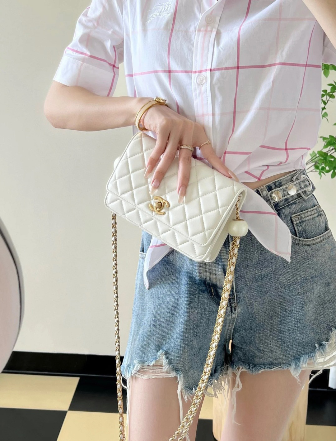 【CHANEL】 2025新作 シャネル WOC 長さ調節◎ チェーンウォレット