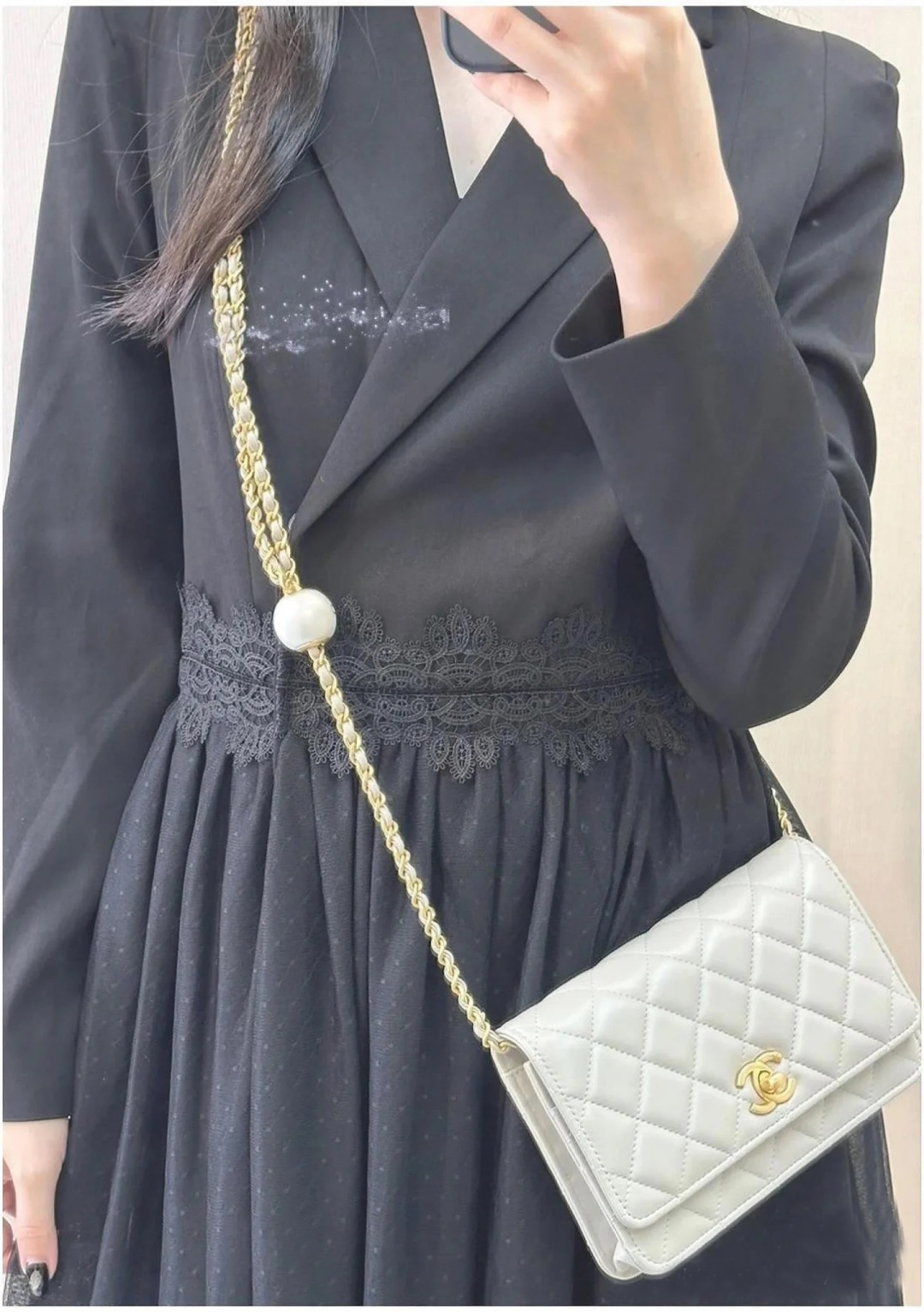 【CHANEL】 2025新作 シャネル WOC 長さ調節◎ チェーンウォレット