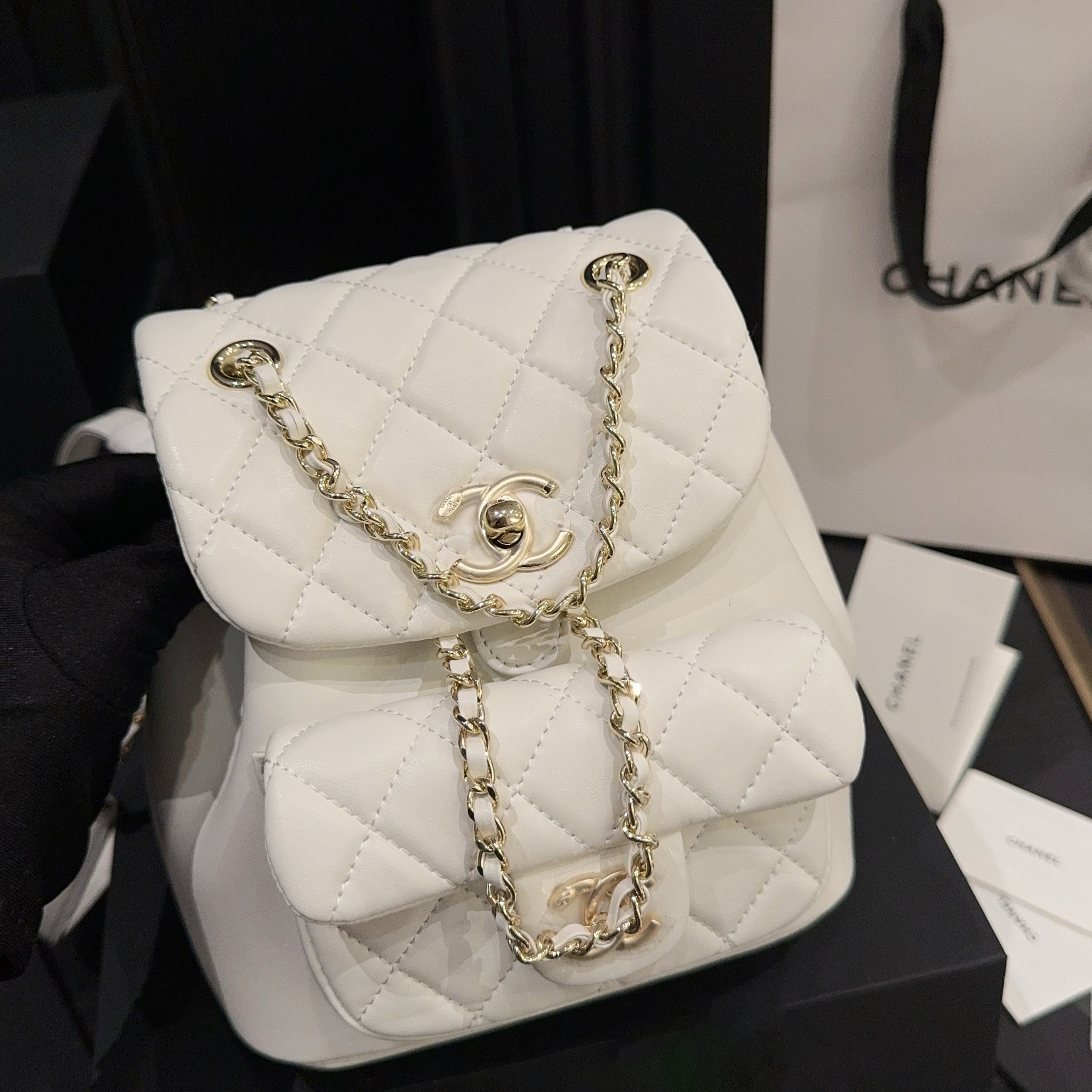 22C DUMA ◆希少♪コーデのお供に☆◆CHANEL★バックパック