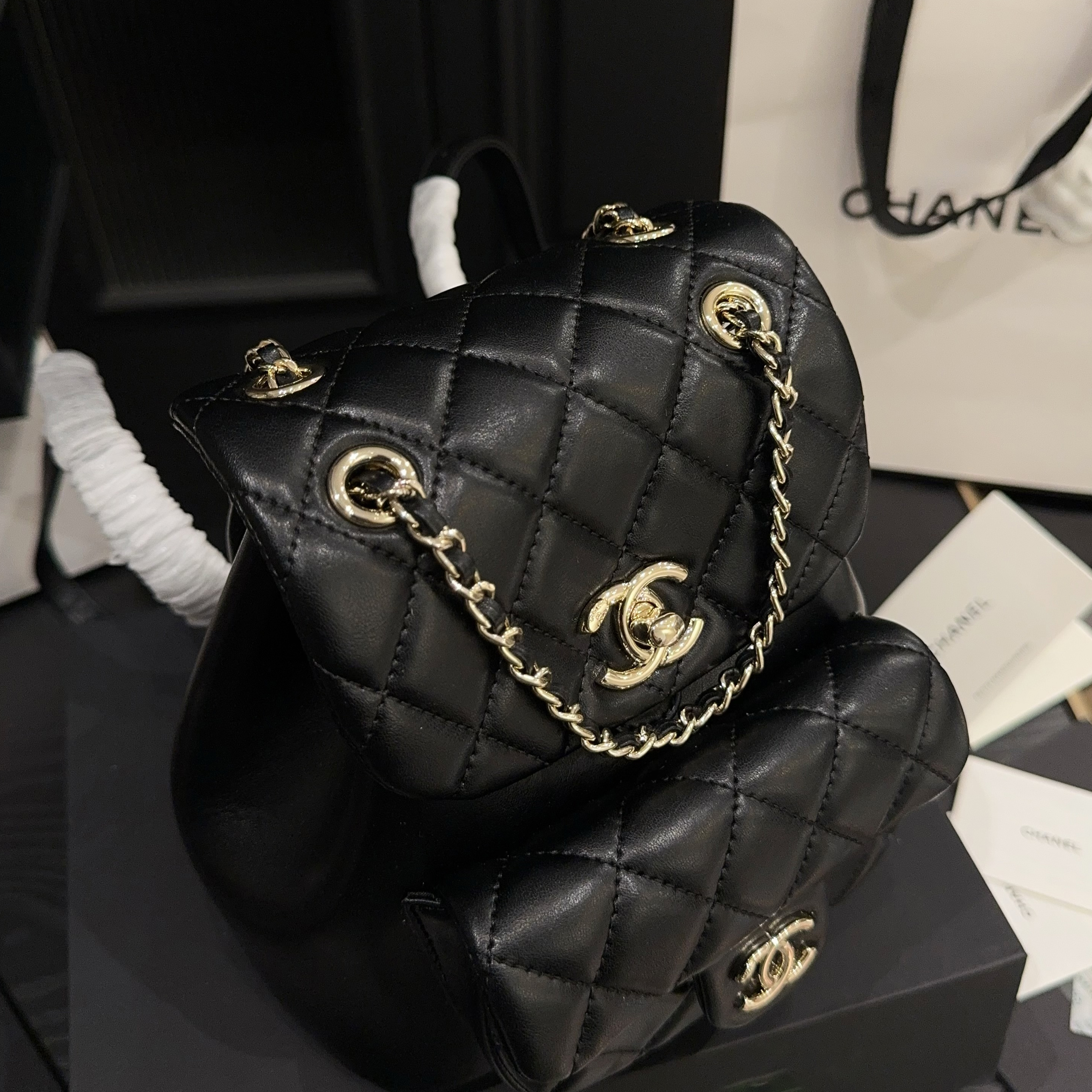 22C DUMA ◆希少♪コーデのお供に☆◆CHANEL★バックパック