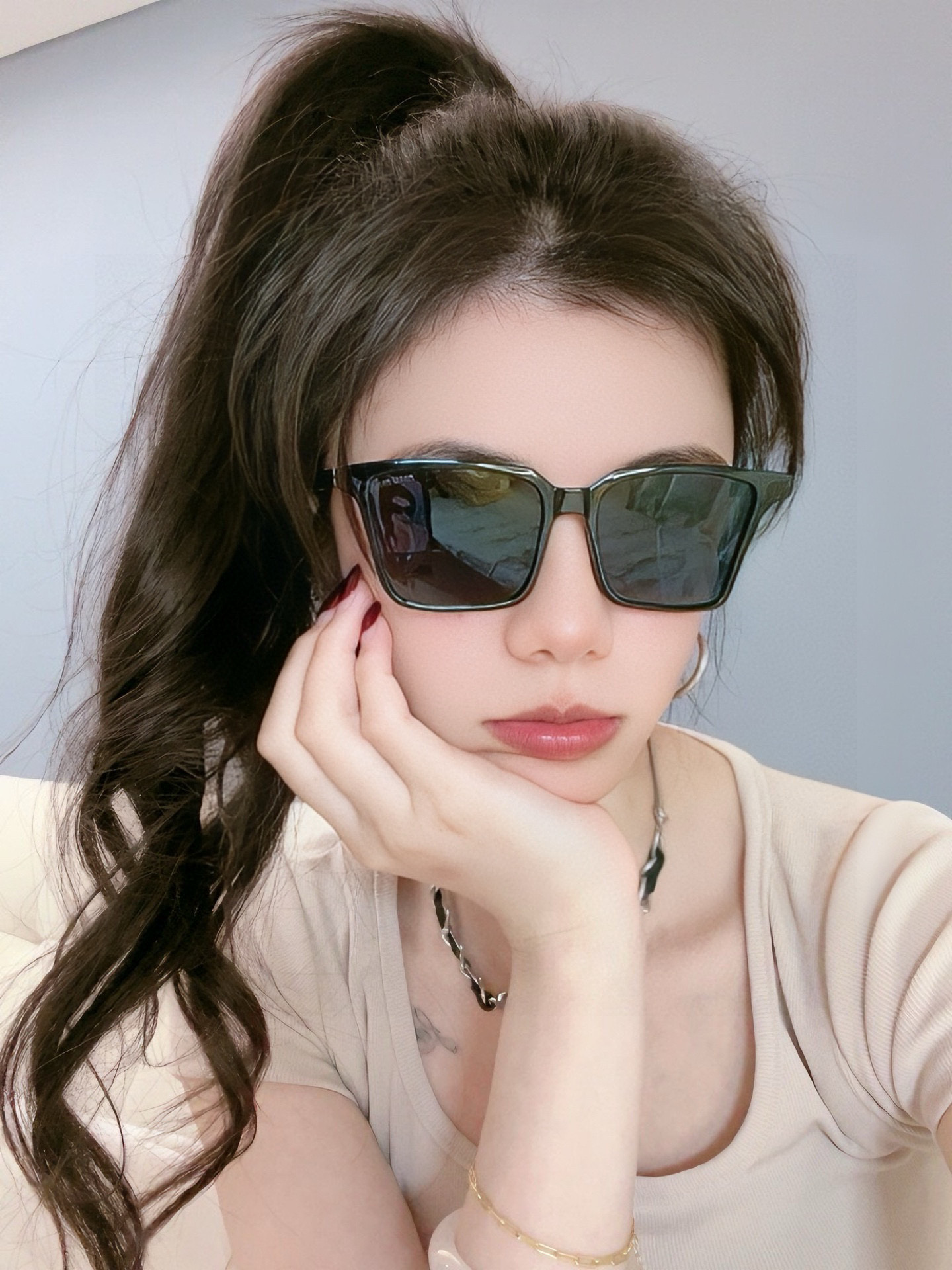 MIU MIU 2025年 春夏コレクション 輝く新作登場 ❤❤ 必須のサングラス M25803