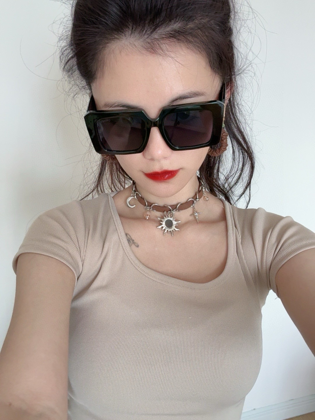 【Chanel】シャネル ビッグフレーム 偏光サングラス UVカット CH5232