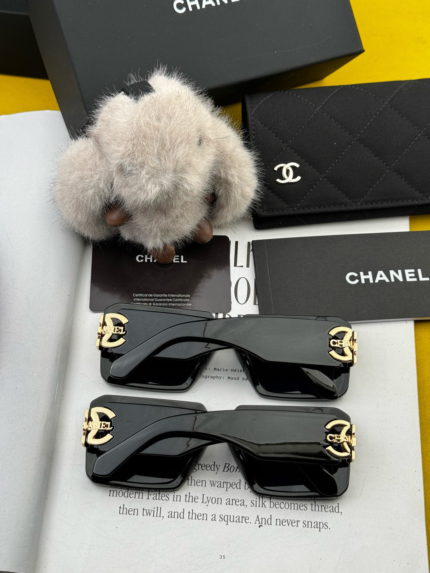 【Chanel】シャネル ビッグフレーム 偏光サングラス UVカット CH5232