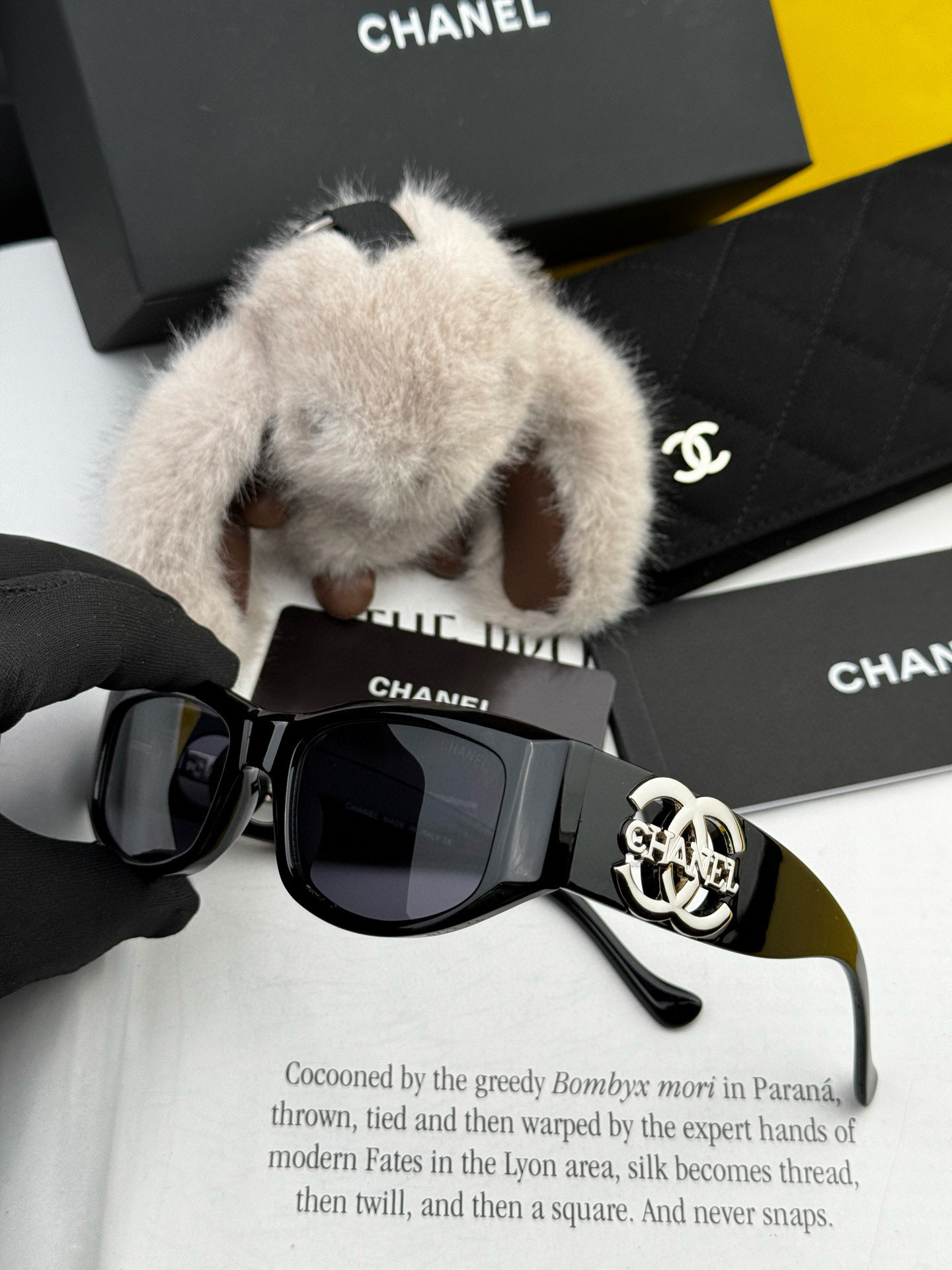 【Chanel】シャネル ビッグフレーム 偏光サングラス UVカット CH9231