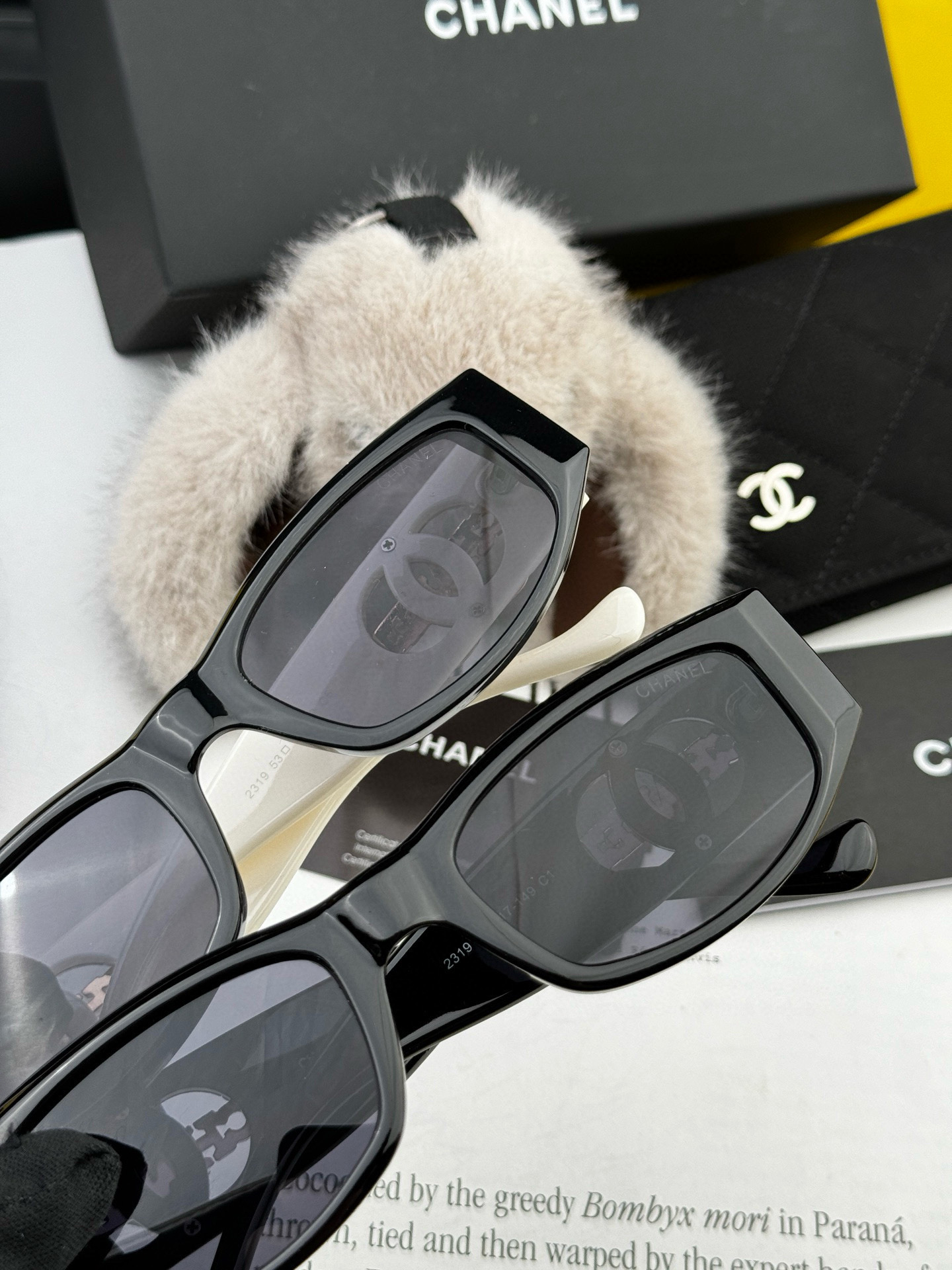 【Chanel】シャネル ビッグフレーム 偏光サングラス UVカット CH9231