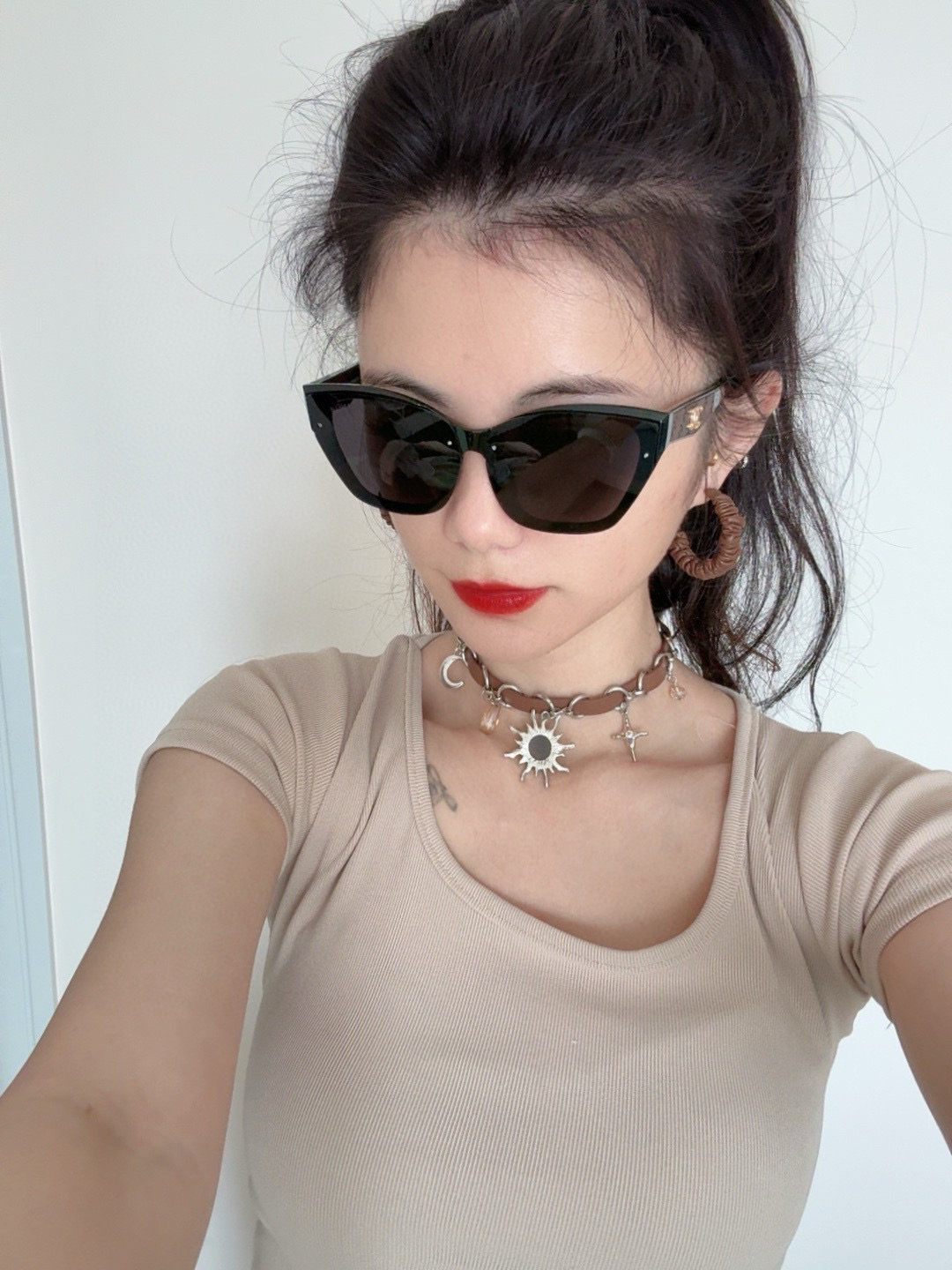 【Chanel】シャネル ビッグフレーム 偏光サングラス UVカット CH0311