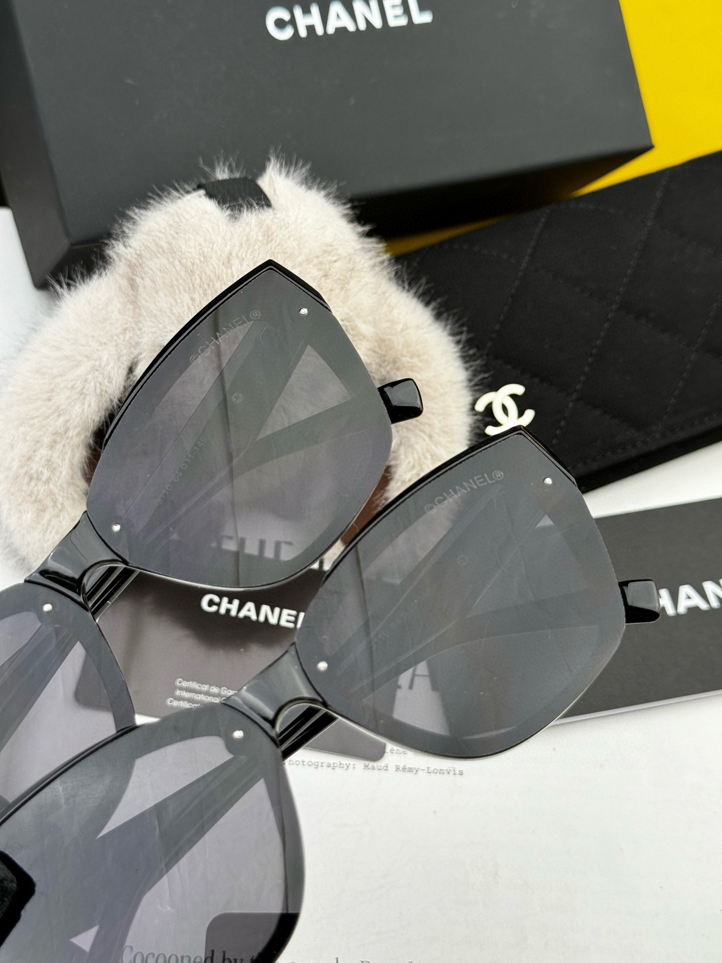 【Chanel】シャネル ビッグフレーム 偏光サングラス UVカット CH0311