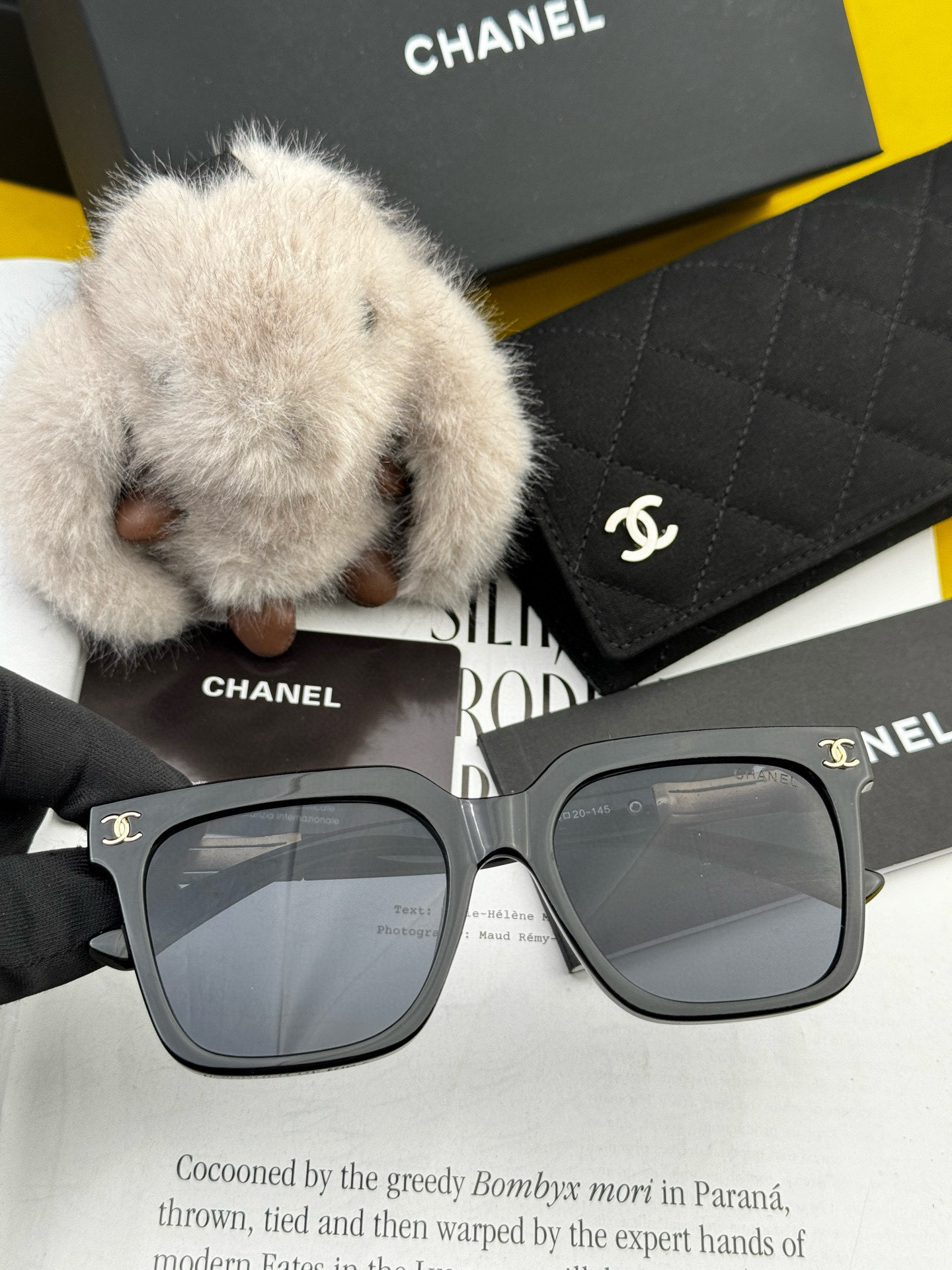 【Chanel】シャネル ビッグフレーム 偏光サングラス UVカット CH05802