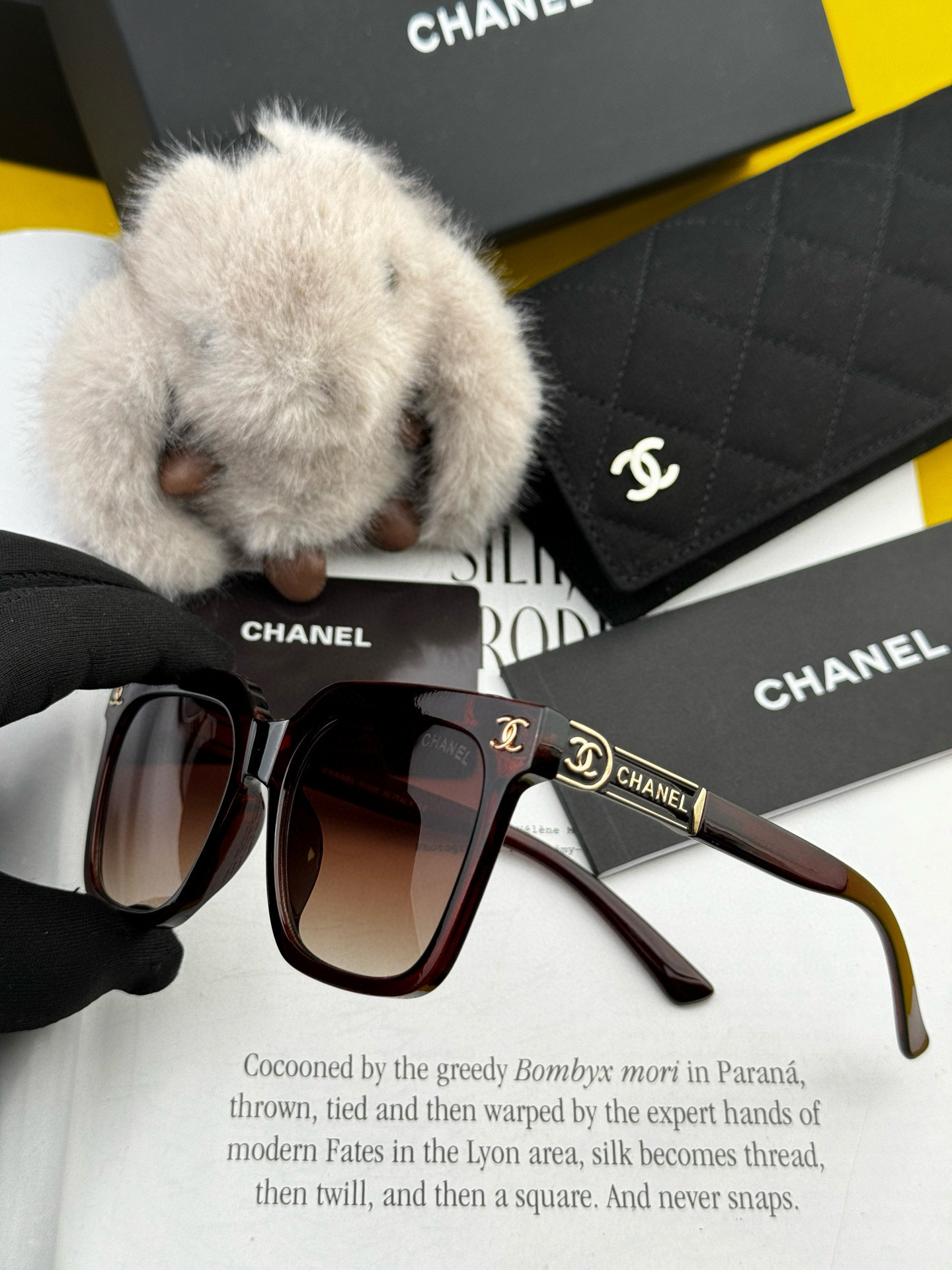 【Chanel】シャネル ビッグフレーム 偏光サングラス UVカット CH05802