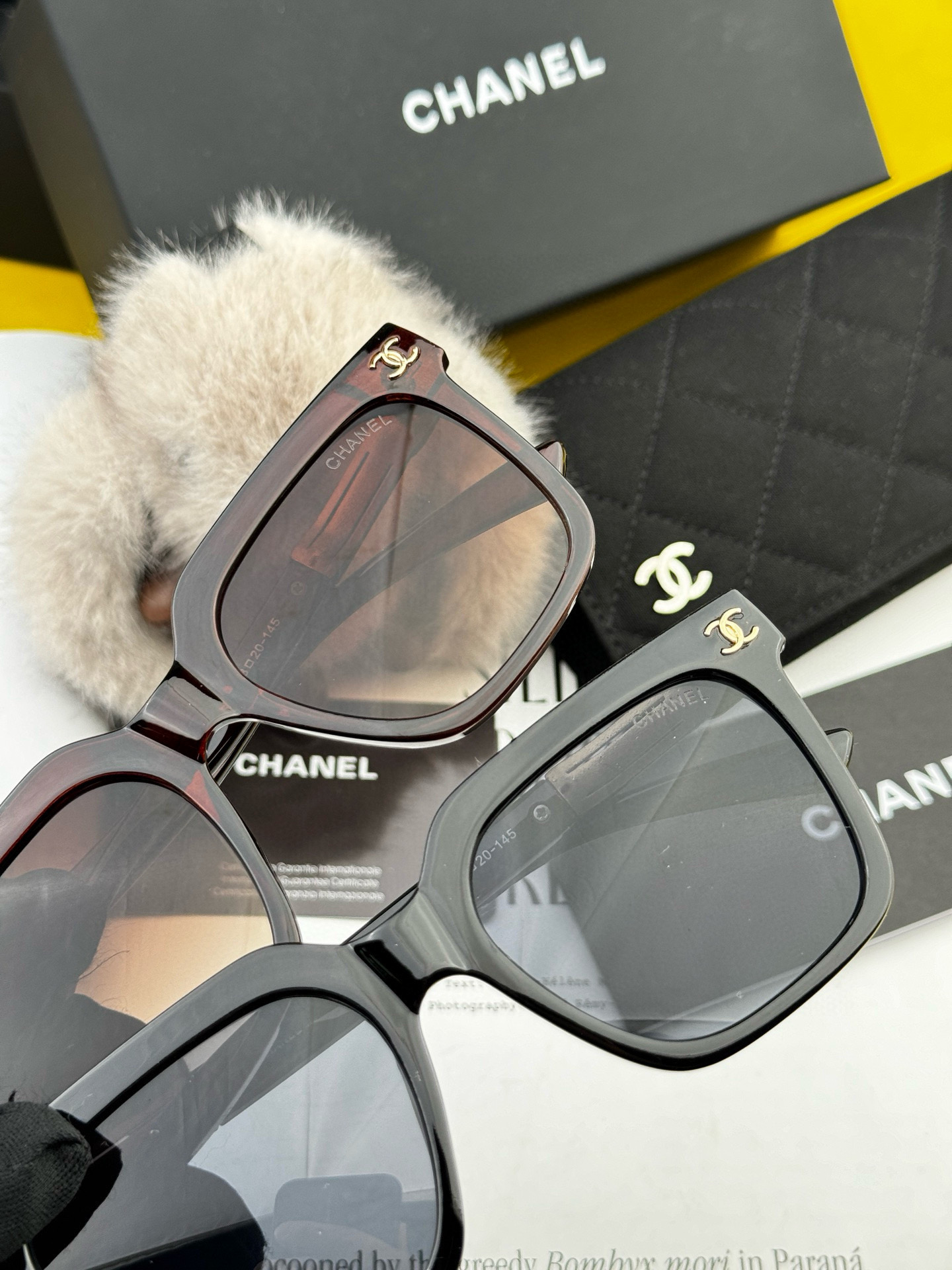 【Chanel】シャネル ビッグフレーム 偏光サングラス UVカット CH05802