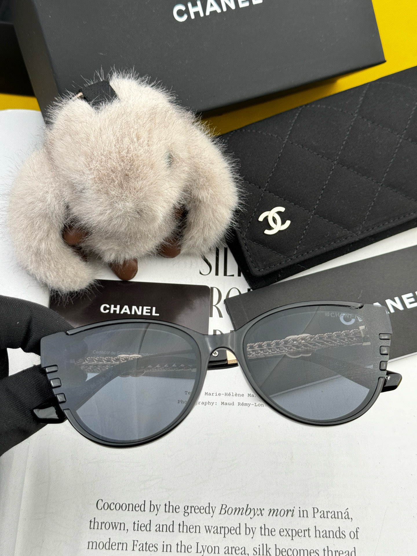 【Chanel】シャネル ビッグフレーム 偏光サングラス UVカット CH1986