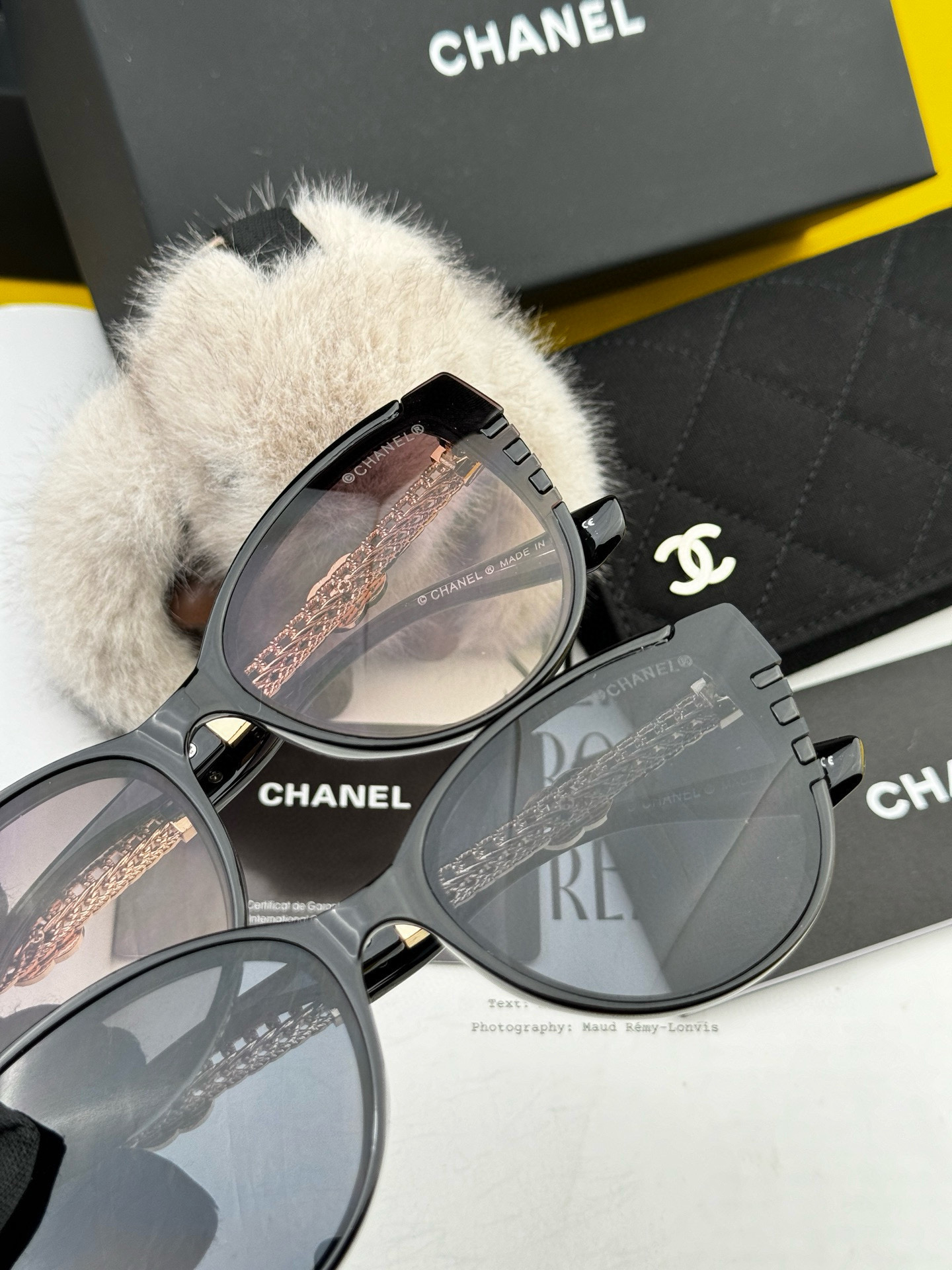 【Chanel】シャネル ビッグフレーム 偏光サングラス UVカット CH1986