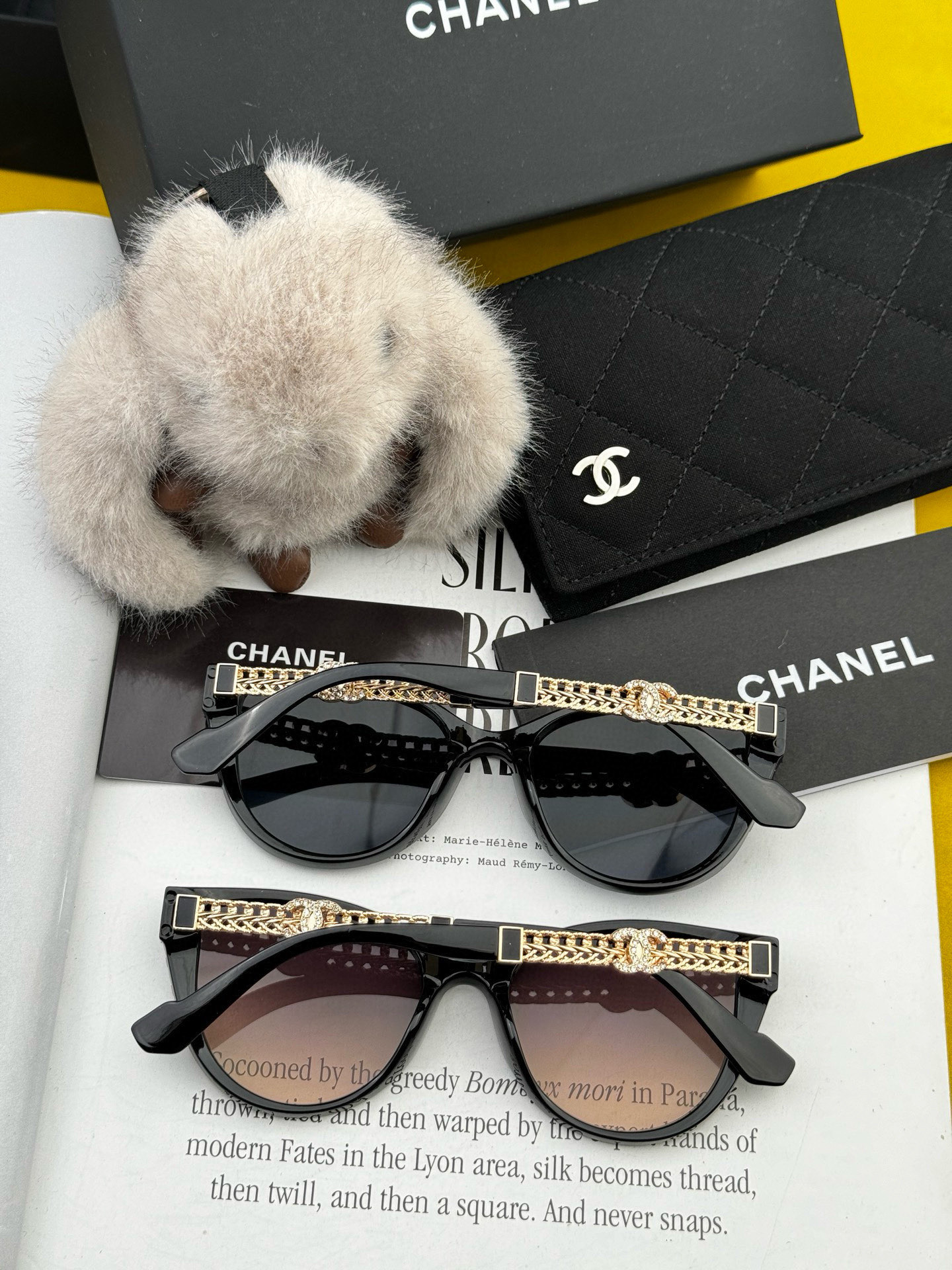 【Chanel】シャネル ビッグフレーム 偏光サングラス UVカット CH1986