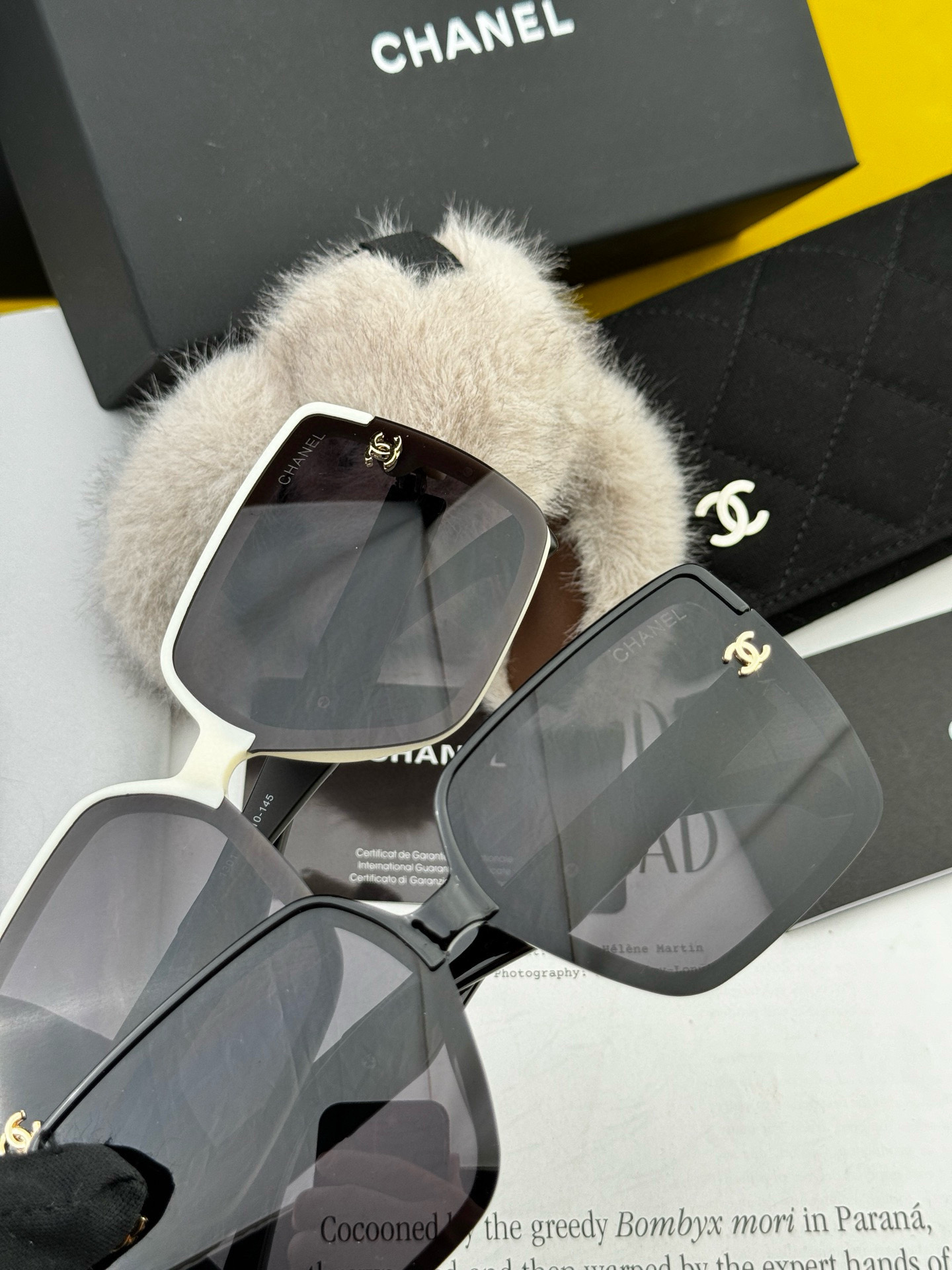 【Chanel】シャネル ビッグフレーム 偏光サングラス UVカット CH1130