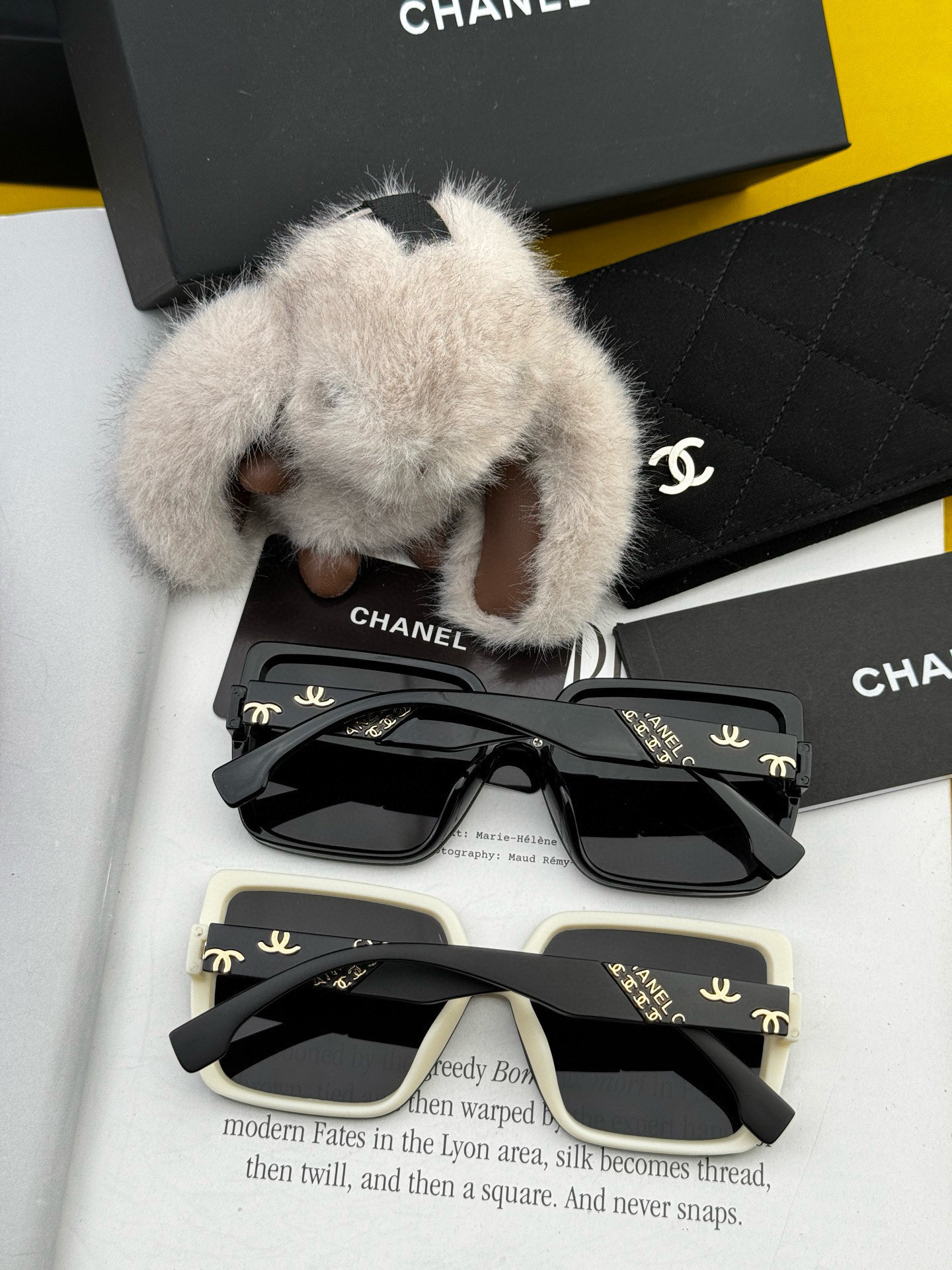 【Chanel】シャネル ビッグフレーム 偏光サングラス UVカット CH1130