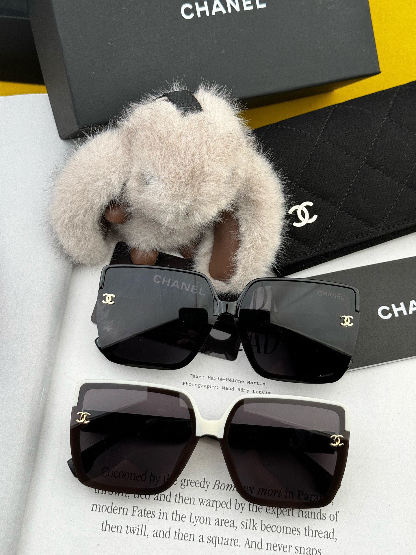 【Chanel】シャネル ビッグフレーム 偏光サングラス UVカット CH1130