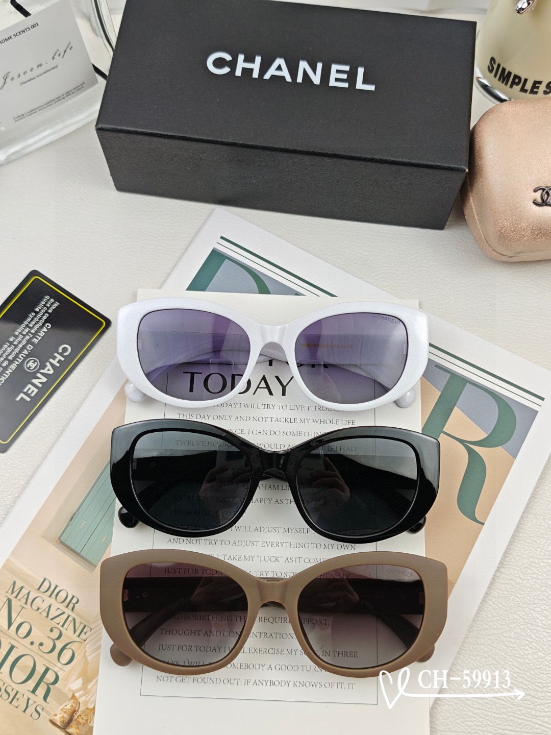 【CHANEL】シャネル 2025年新作トレンド 大人気 ファッションスクエア 偏光サングラス CH59913