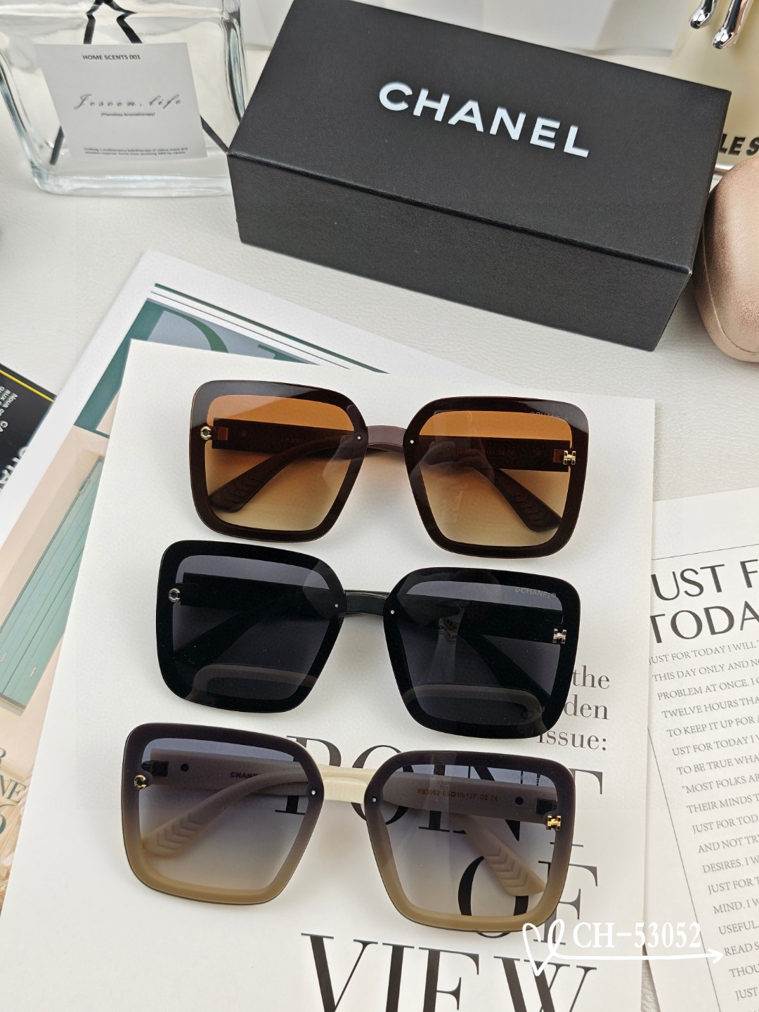 【CHANEL】シャネル 2025年新作トレンド 大人気 ファッションスクエア 偏光サングラス CH53052