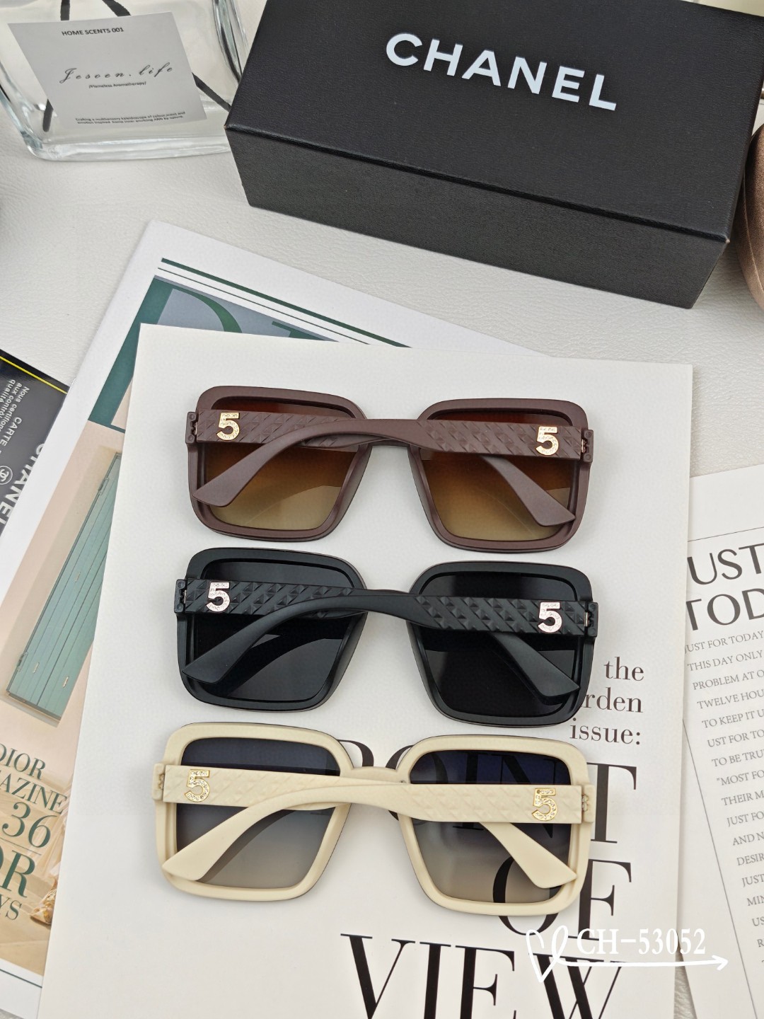 【CHANEL】シャネル 2025年新作トレンド 大人気 ファッションスクエア 偏光サングラス CH53052