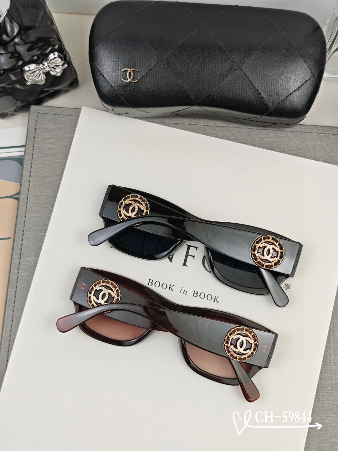 【CHANEL】シャネル 2025年新作トレンド 大人気 ファッションスクエア 偏光サングラス CH59844