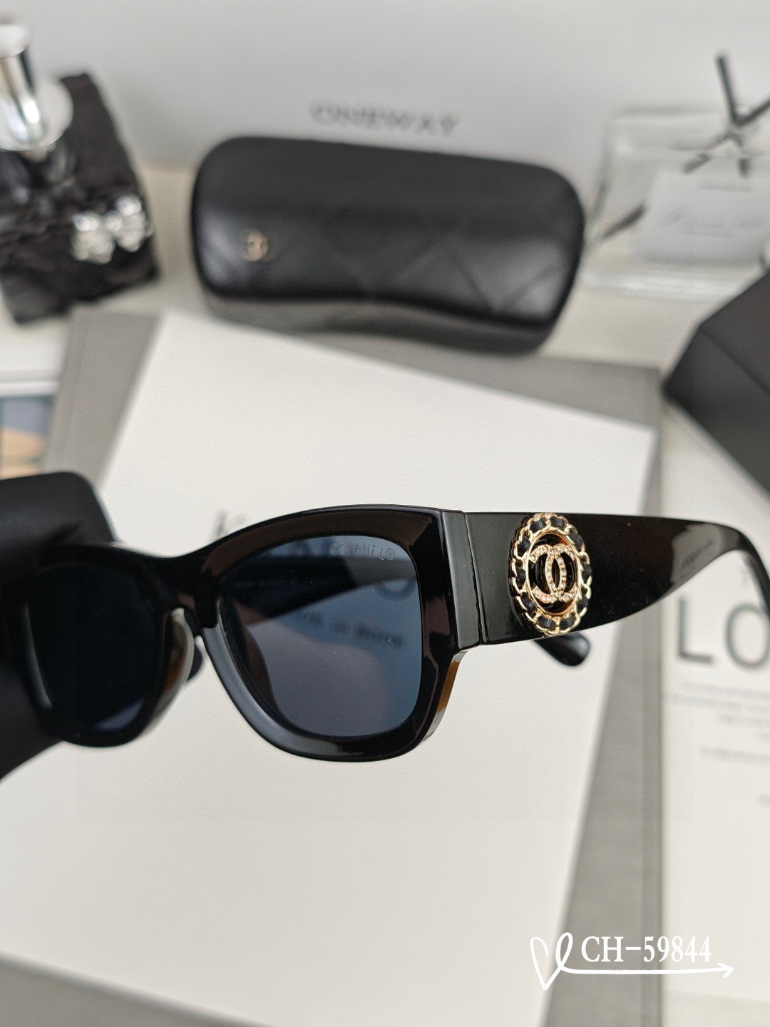 【CHANEL】シャネル 2025年新作トレンド 大人気 ファッションスクエア 偏光サングラス CH59844