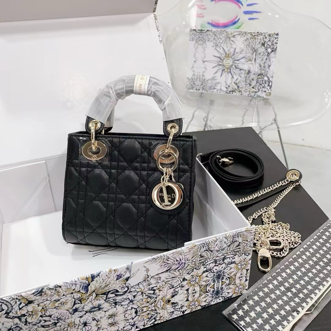 【高品質】LADY DIOR ミニバッグ カナージュ☆M0505ONGE