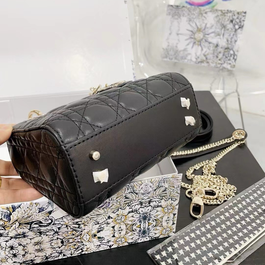 【高品質】LADY DIOR ミニバッグ カナージュ☆M0505ONGE