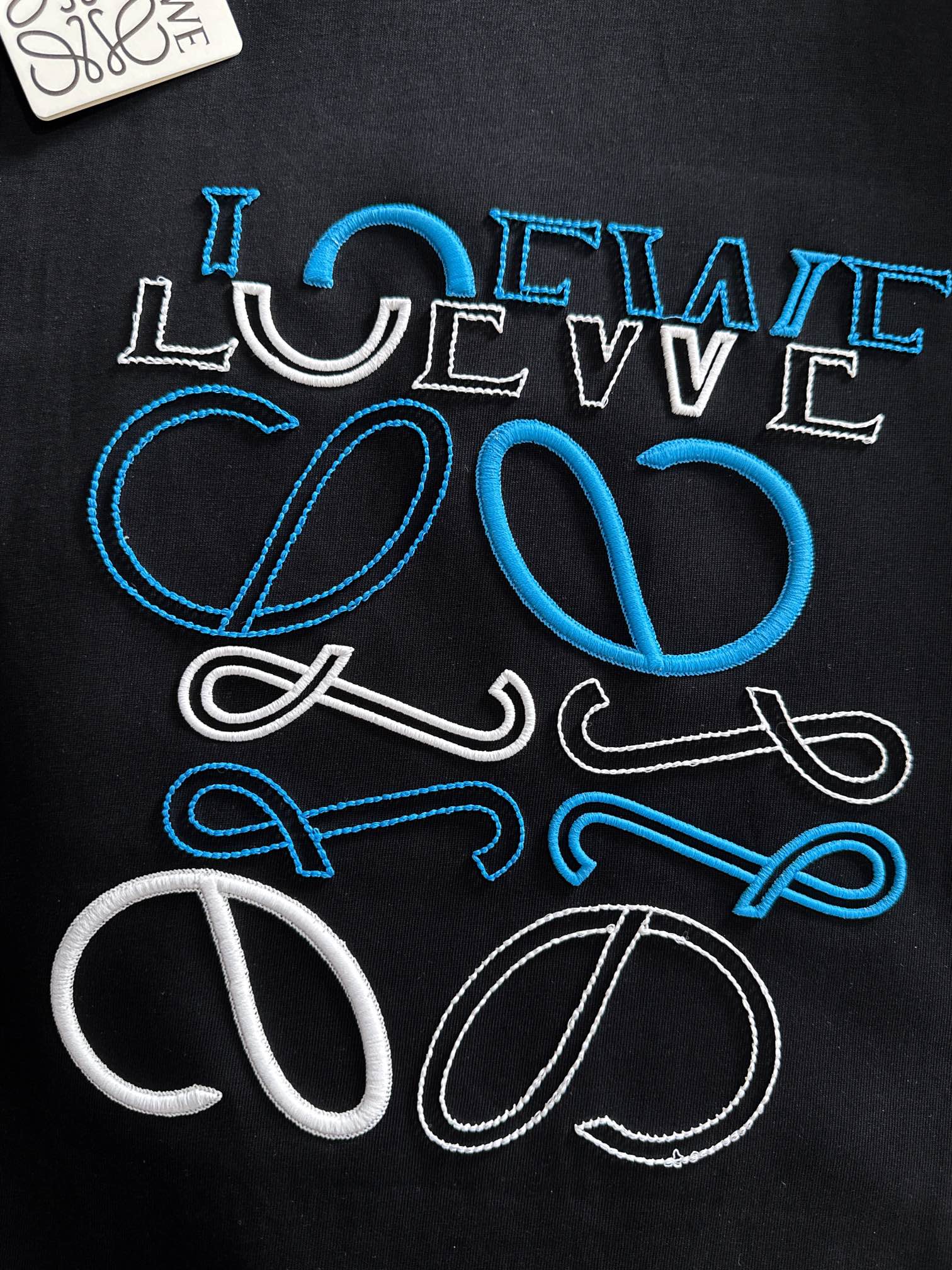 【LOEWE】ロエベ 2025年春夏新作 ブラック 半袖 T138081