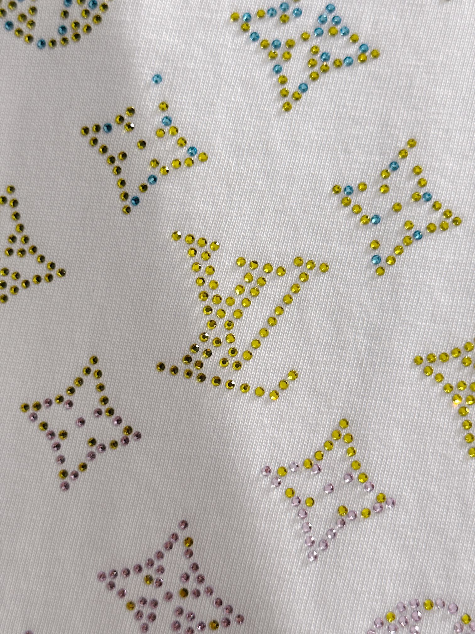 ルイ・ヴィトン 2025年春夏新作 ブラック/ホワイト 半袖 T138050