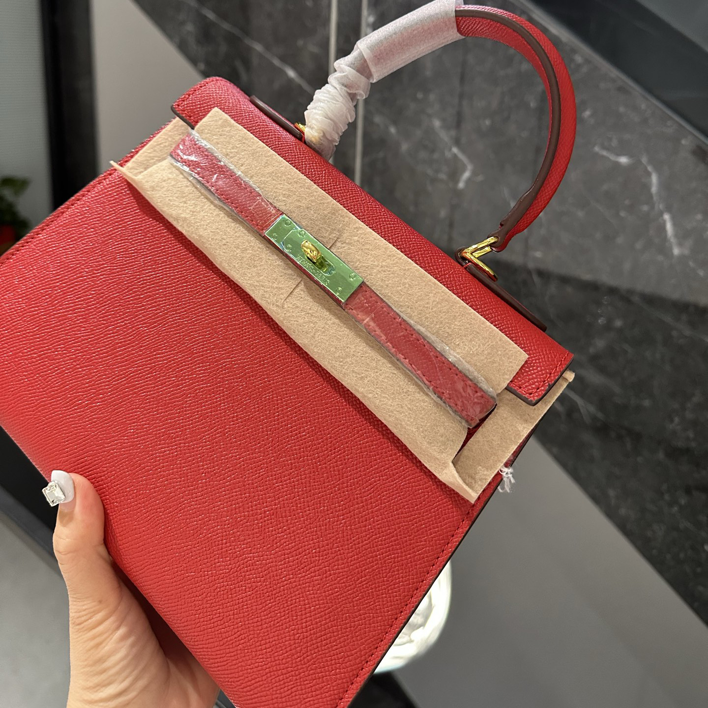 【希少 × ゴールド金具】HERMES/エルメス ミニ ケリー 25 バッグ