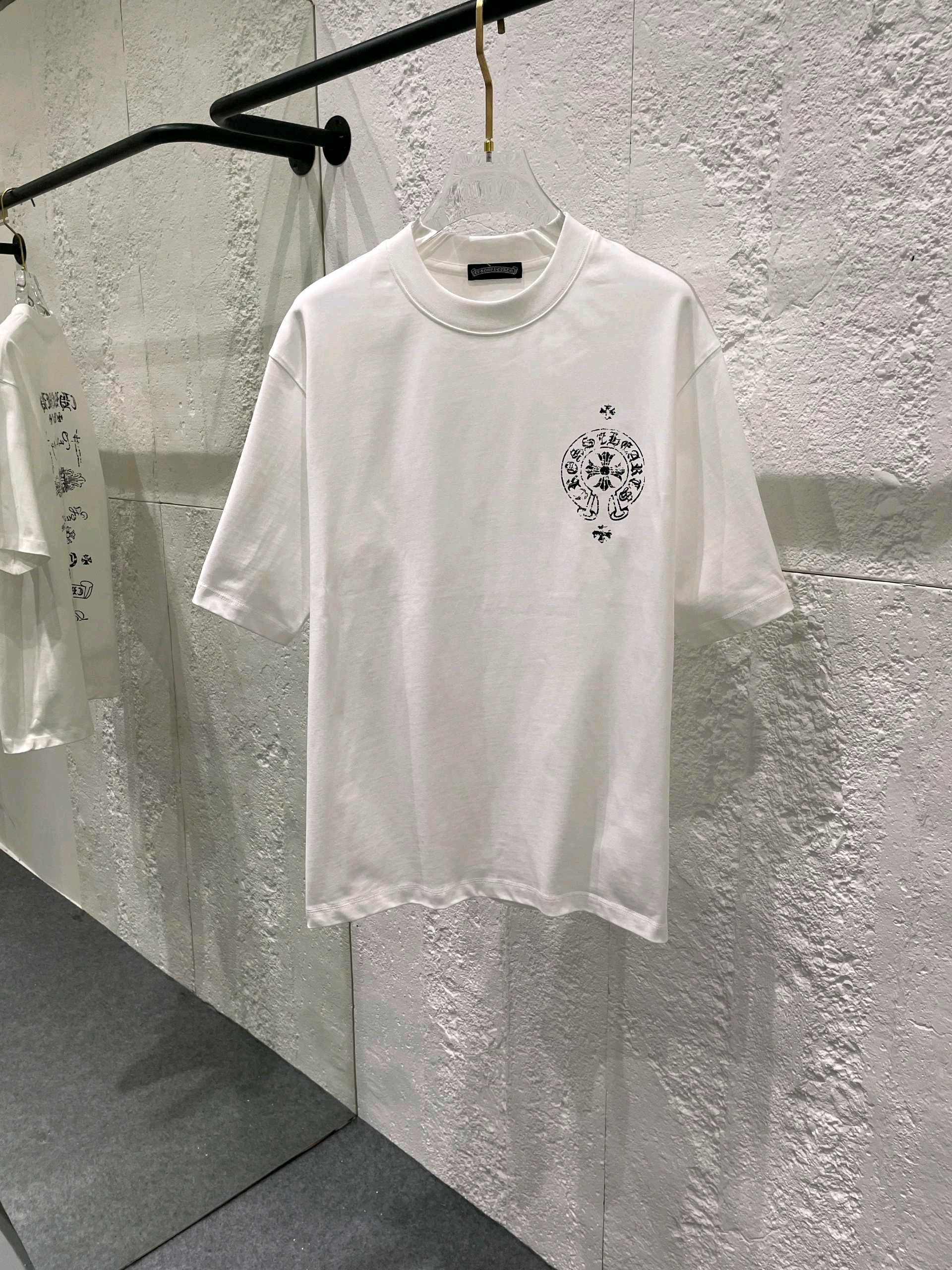 クロムハーツ【Chrome Hearts】 Tシャツ - 2026年春夏 新着商品 ブラック / ホワイト HT-26S01