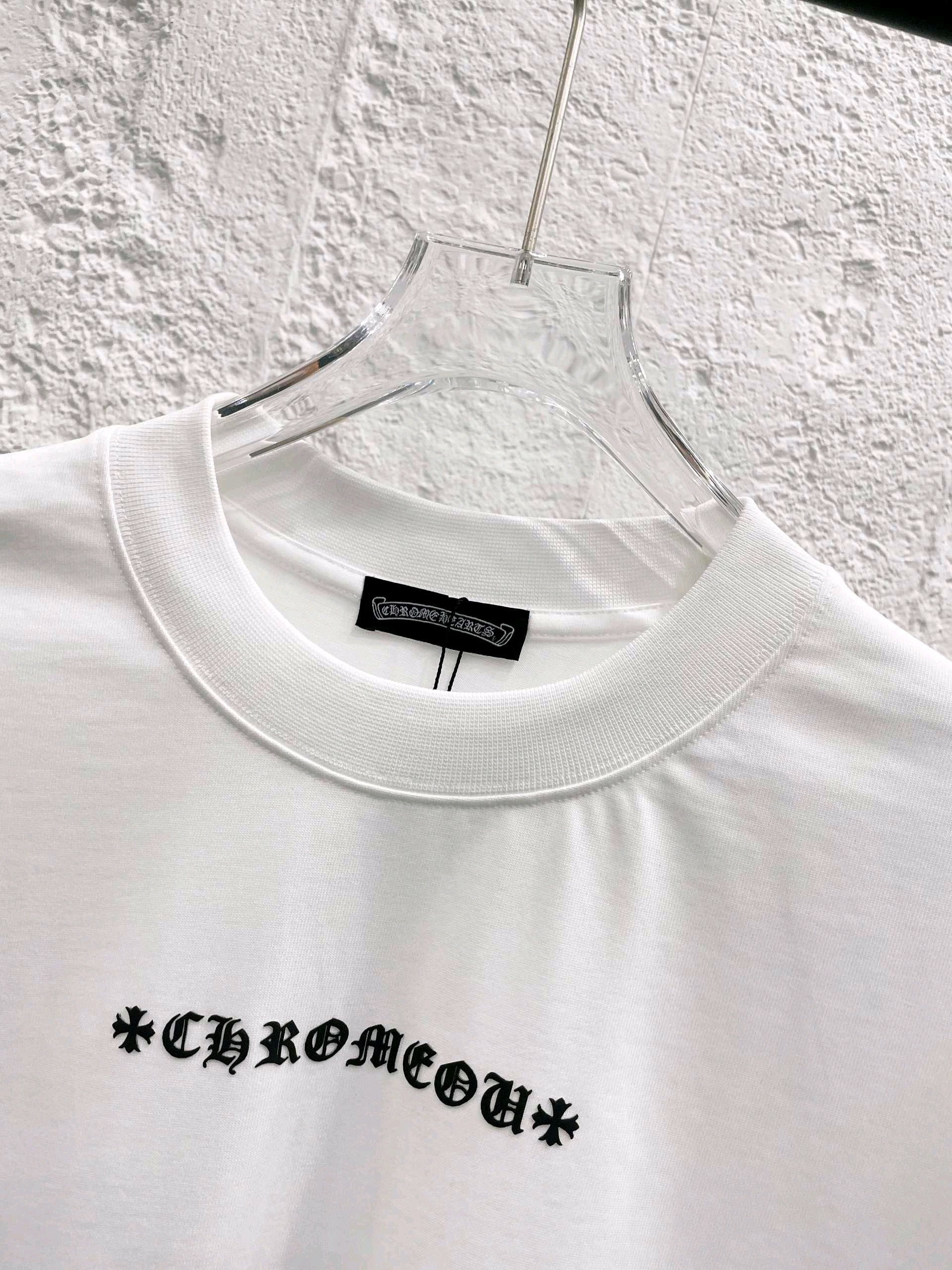 【ストリート感抜群】Chrome Hearts/クロムハーツ 2026夏限定 クロスデザインTシャツ ブラック/ホワイト HT-26S04