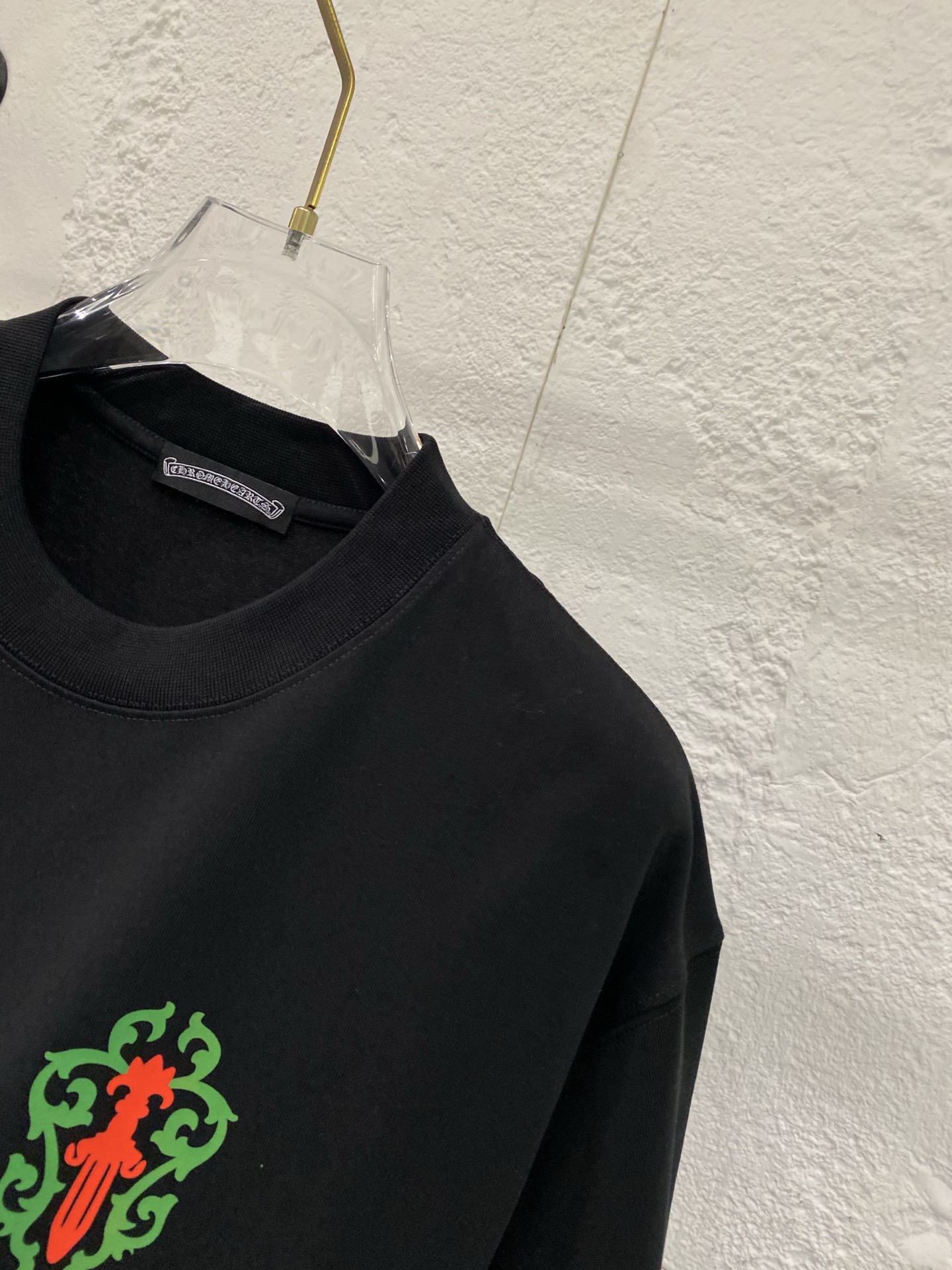 【ストリート感抜群】Chrome Hearts/クロムハーツ 2026夏限定 クロスデザイン半袖Tシャツ ブラック/ホワイト HT-26S08