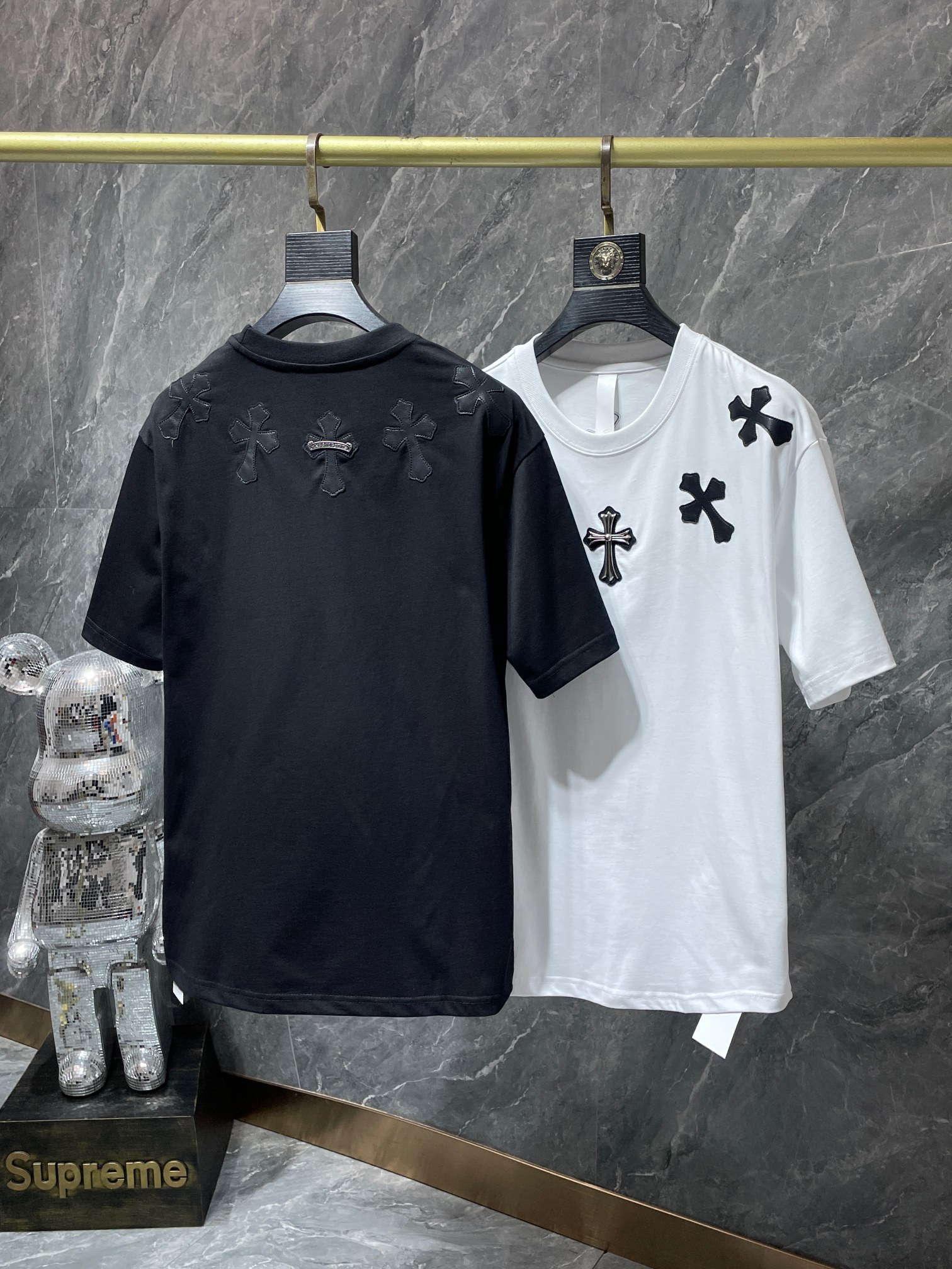 【今季注目】Chrome Hearts/クロムハーツ 2026夏新作 半袖 Tシャツ ブラック/ホワイト HT-26S17