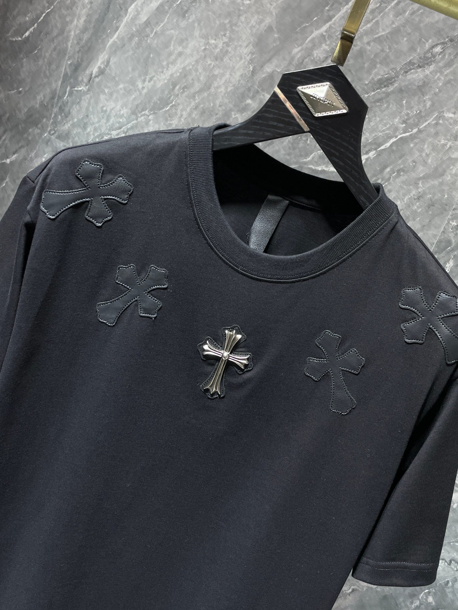 【今季注目】Chrome Hearts/クロムハーツ 2026夏新作 半袖 Tシャツ ブラック/ホワイト HT-26S17