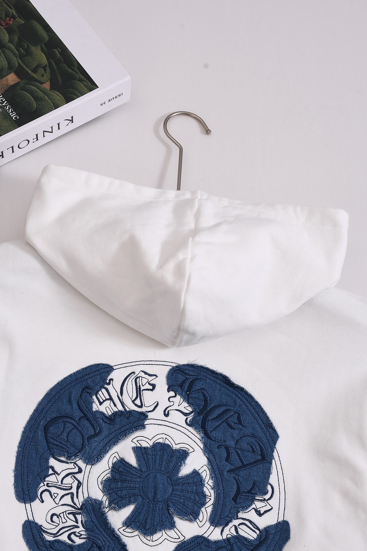 Chrome Hearts ロゴ刺繍プルオーバーパーカー