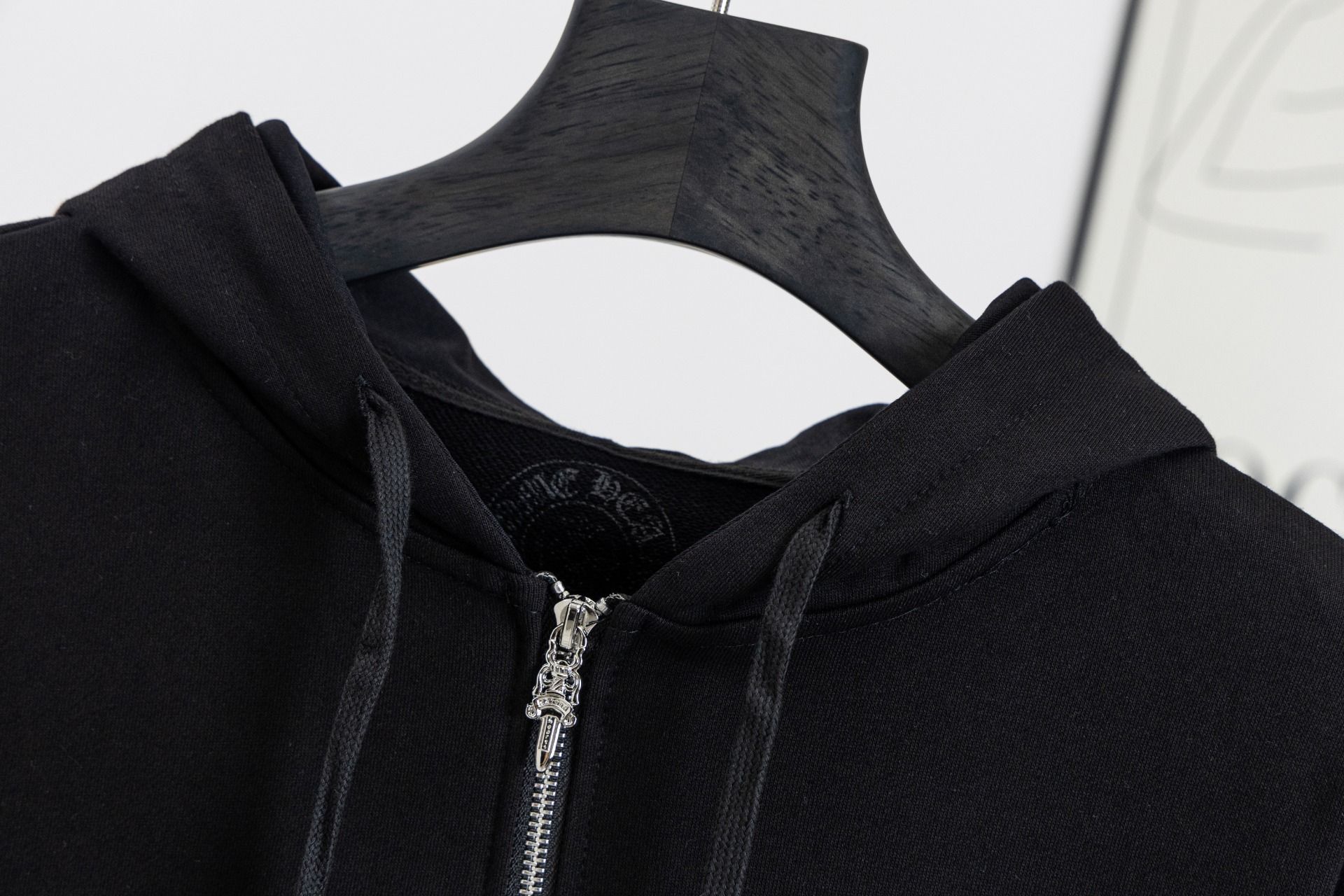 Chrome Hearts/クロムハーツ パーカー ロゴ ジップアップ ブラック サイズ:S~XL 男女兼用 G8805
