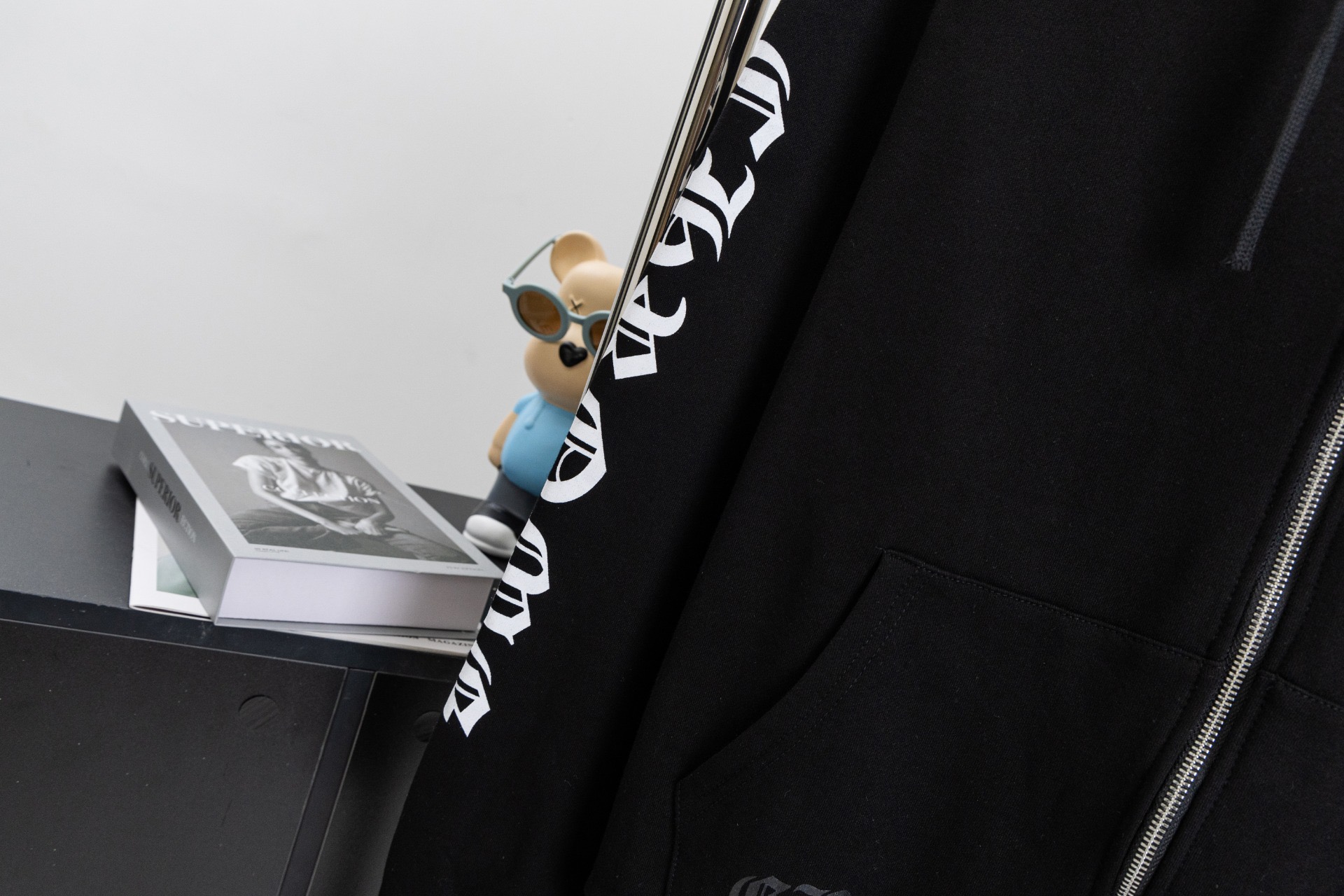 Chrome Hearts/クロムハーツ パーカー ロゴ ジップアップ ブラック サイズ:S~XL 男女兼用 G8805