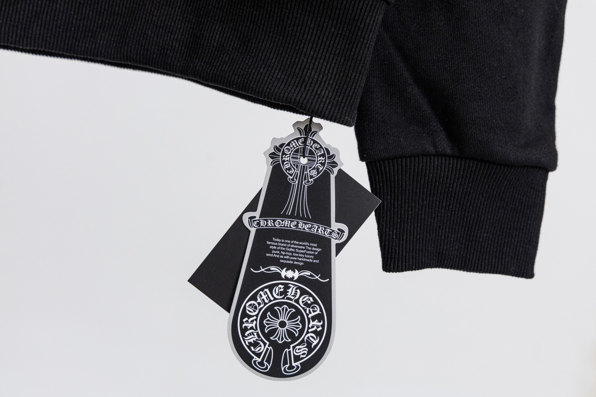 Chrome Hearts/クロムハーツ パーカー ロゴ ジップアップ ブラック サイズ:S~XL 男女兼用 G8805
