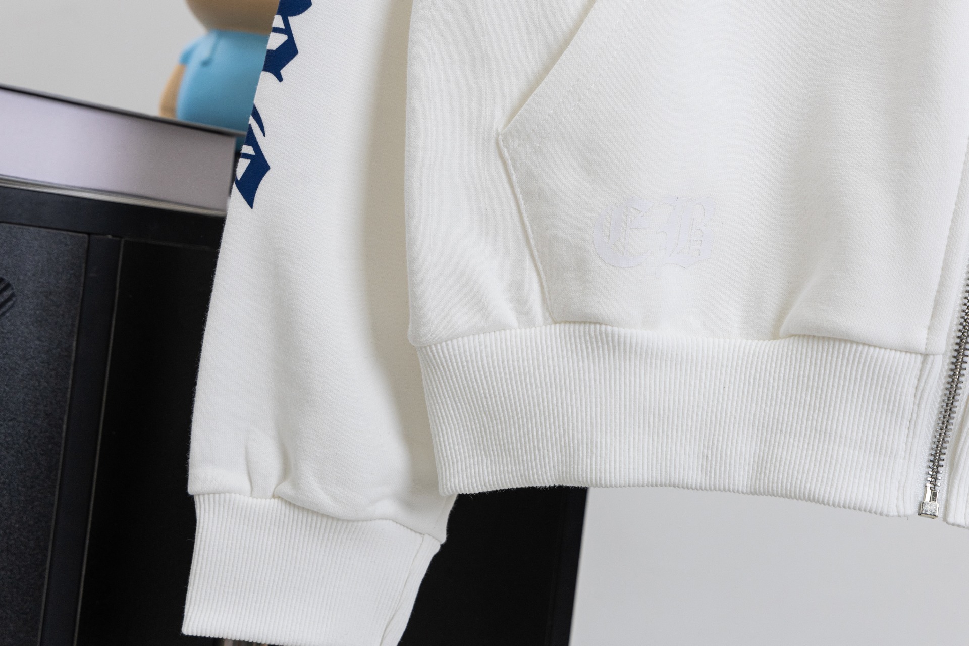 Chrome Hearts/クロムハーツ パーカー ロゴ ジップアップ ブラック サイズ:S~XL 男女兼用 G8805