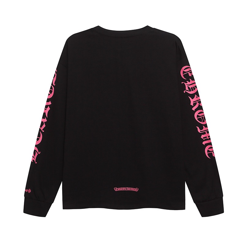 クロムハーツ ネックロゴ スクリプト ロングスリーブTシャツ｜ポケット付き メンズ