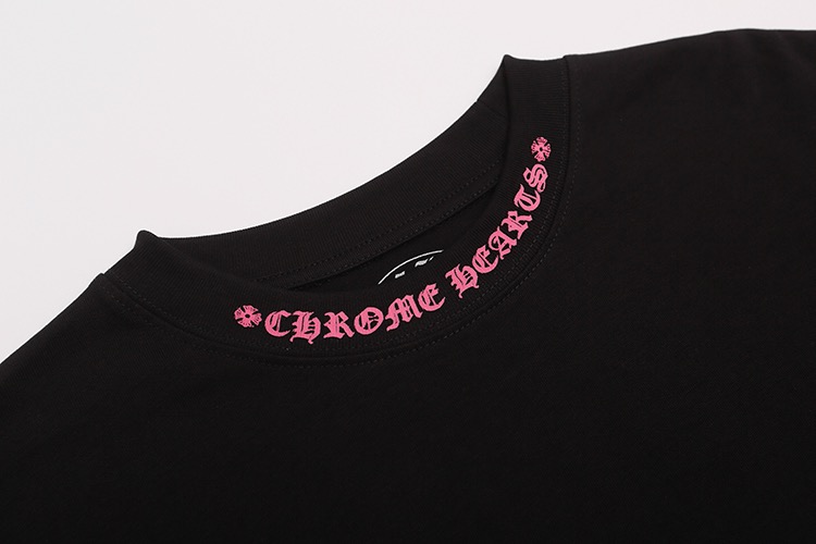 クロムハーツ ネックロゴ スクリプト ロングスリーブTシャツ｜ポケット付き メンズ