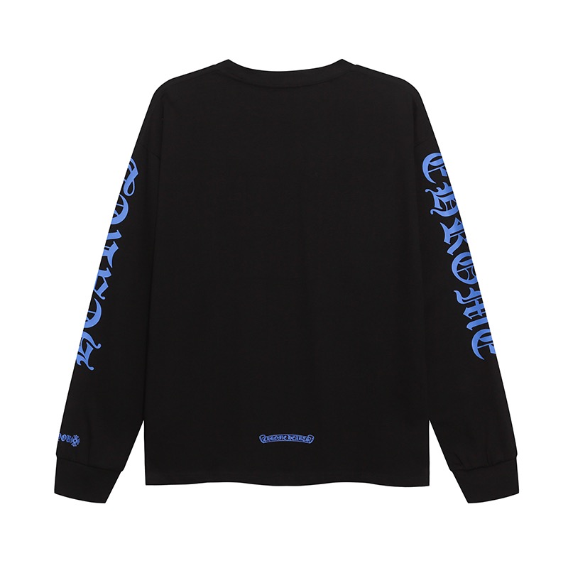クロムハーツ ネックロゴ スクリプト ロングスリーブTシャツ｜ポケット付き メンズ