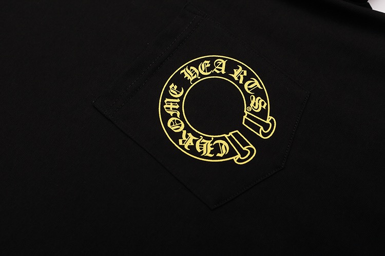 クロムハーツ ホースシュー フローラル ロンT｜ポケット付き 長袖Tシャツ メンズ
