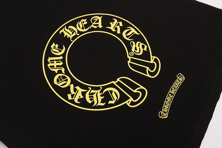 クロムハーツ ホースシュー フローラル ロンT｜ポケット付き 長袖Tシャツ メンズ