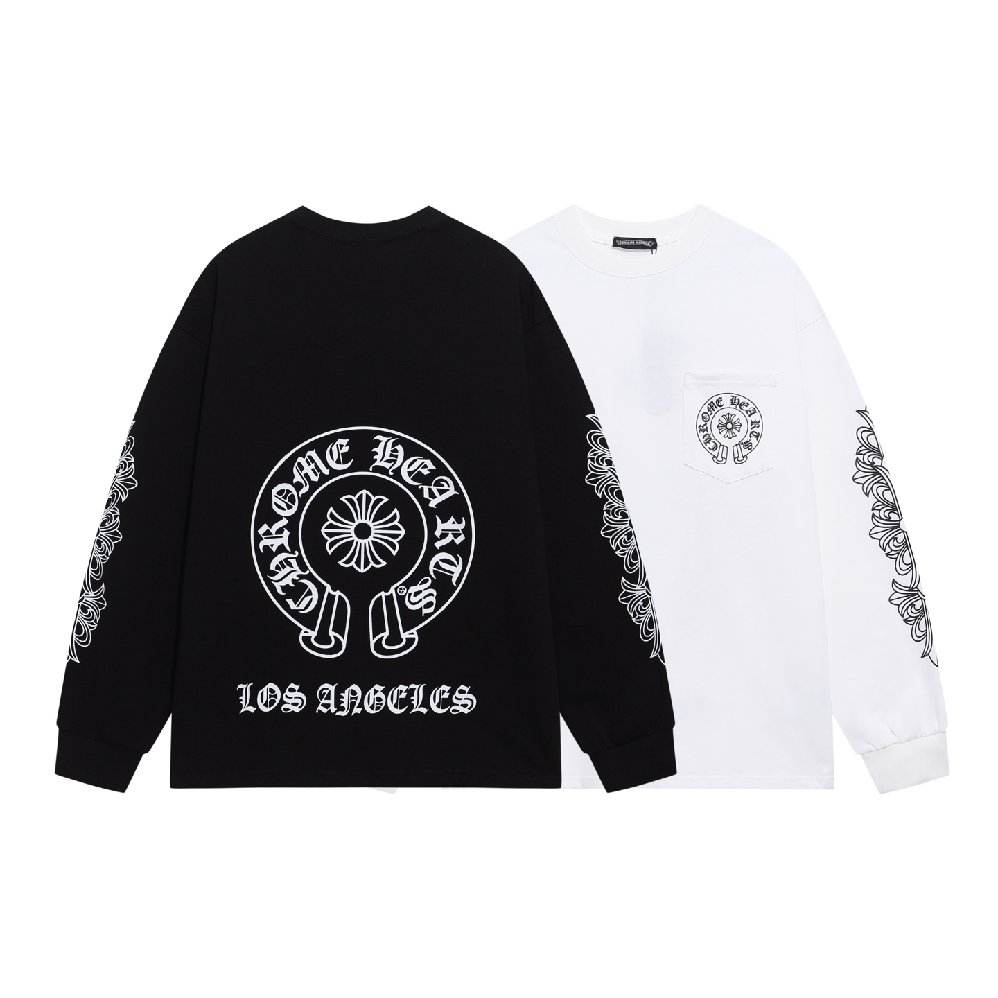 クロムハーツ ロサンゼルス限定 ホースシュー ロンT｜ポケット付き長袖Tシャツ